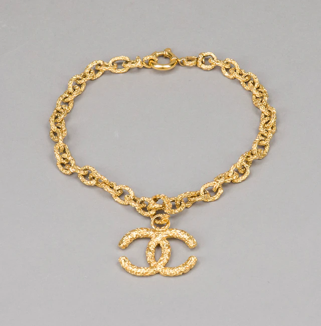 Chanel, Vintage Kette mit Logo-An