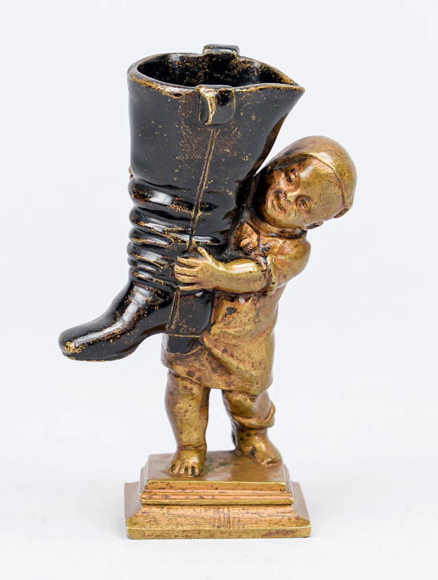 Schreibtischbronze um 1900, figür