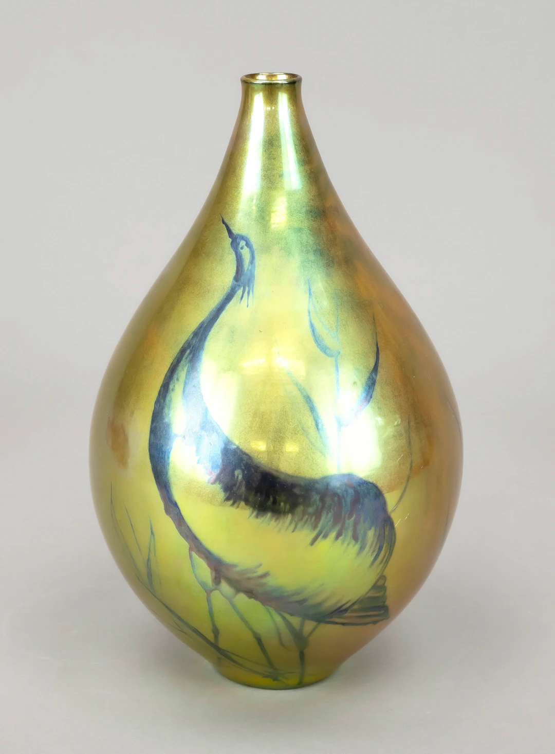 Vase Zsolnay Pécs, Ungarn, Golden