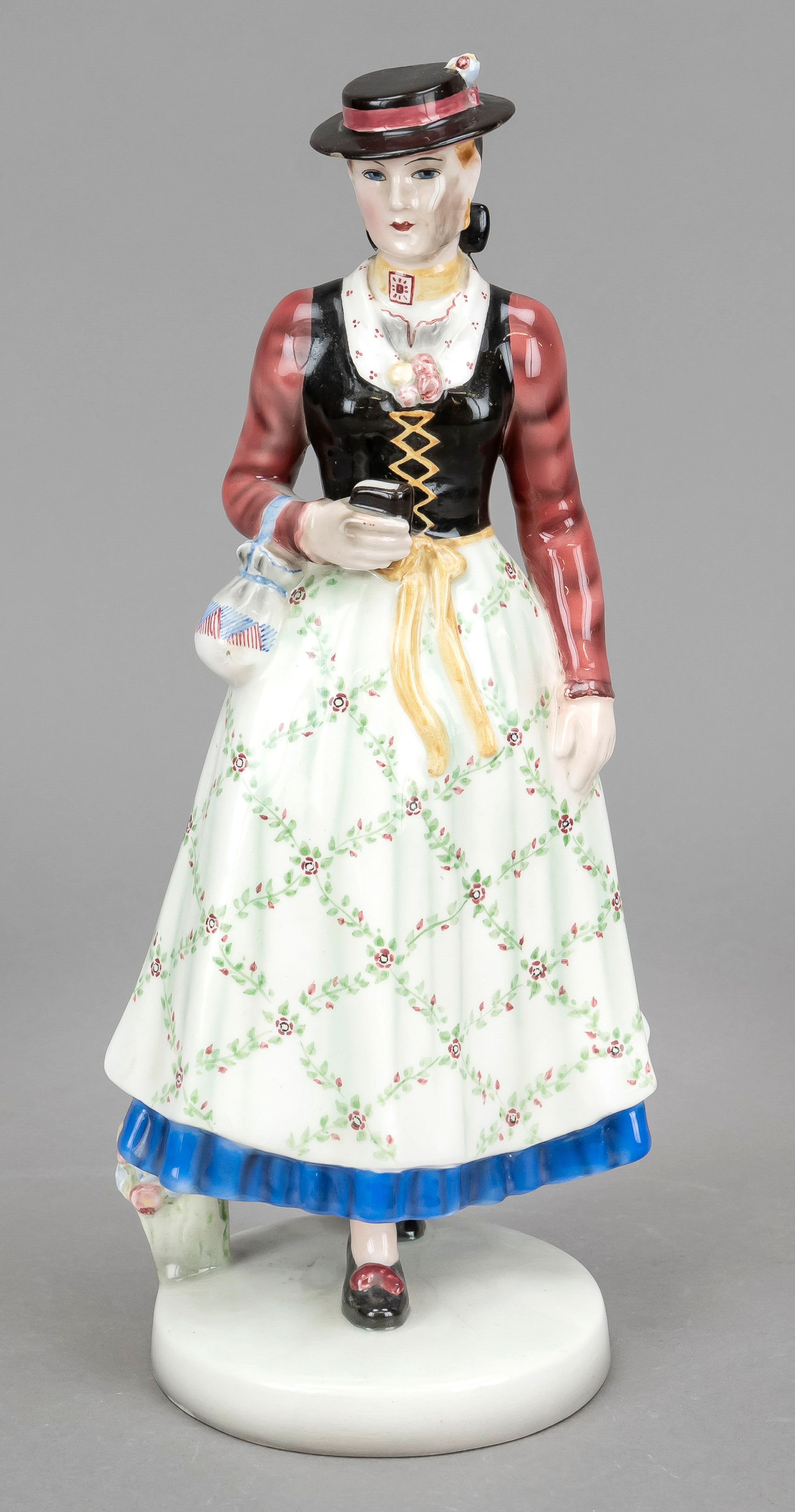 Stehende Frau in Tracht, Godschei