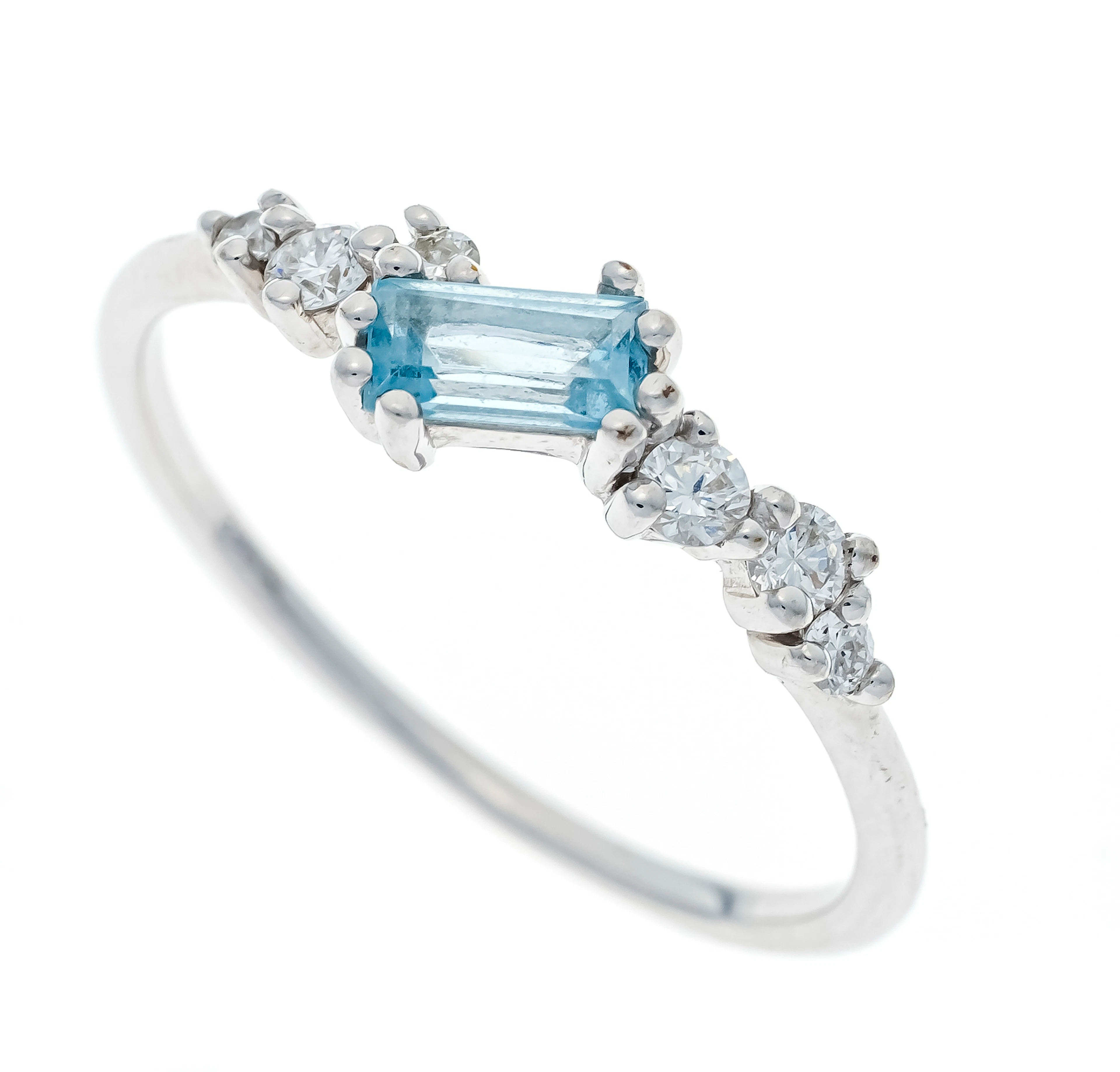 Blautopas-Brillant-Ring WG 375/00