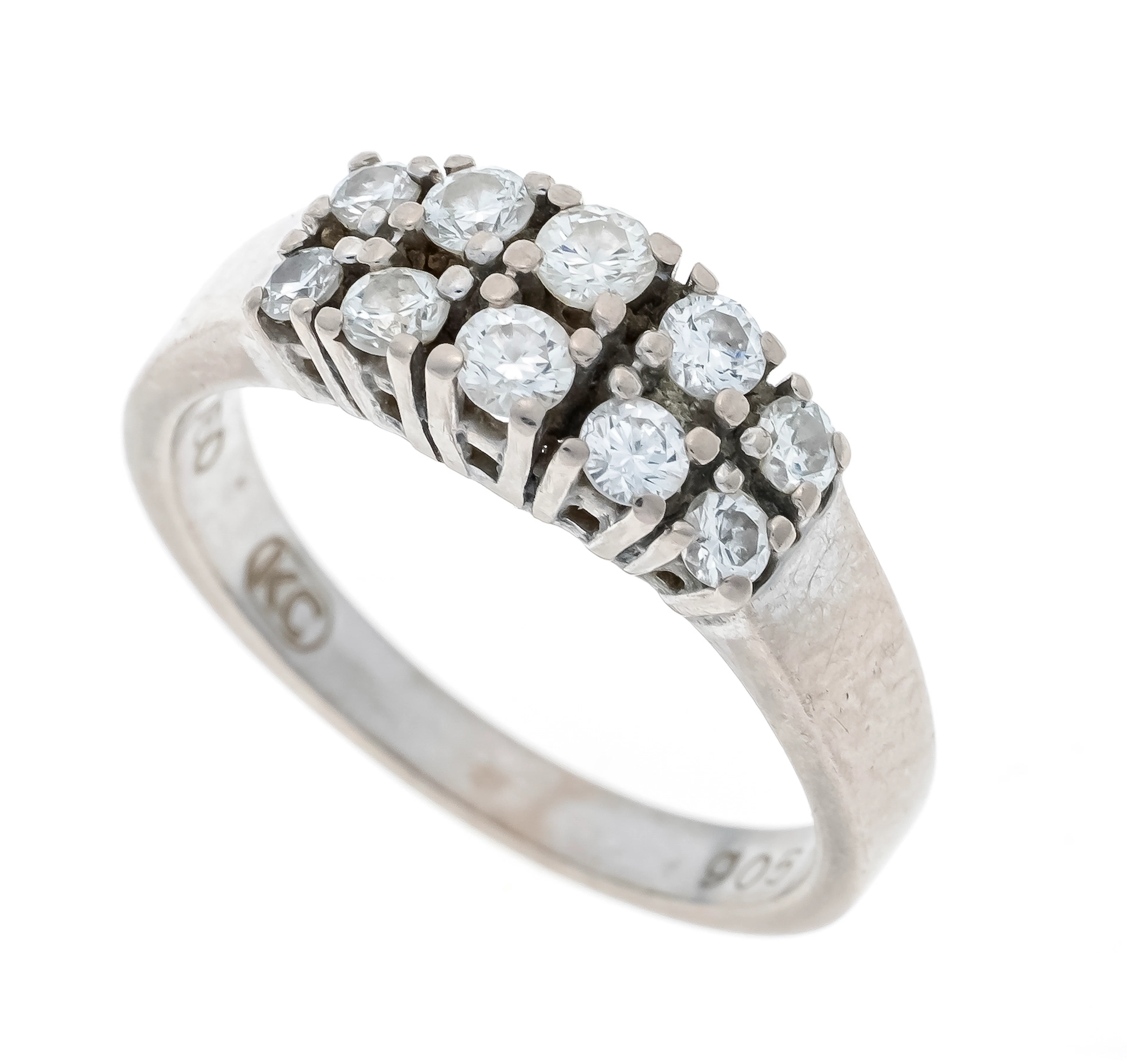 2-reihiger Riviére Brillant-Ring