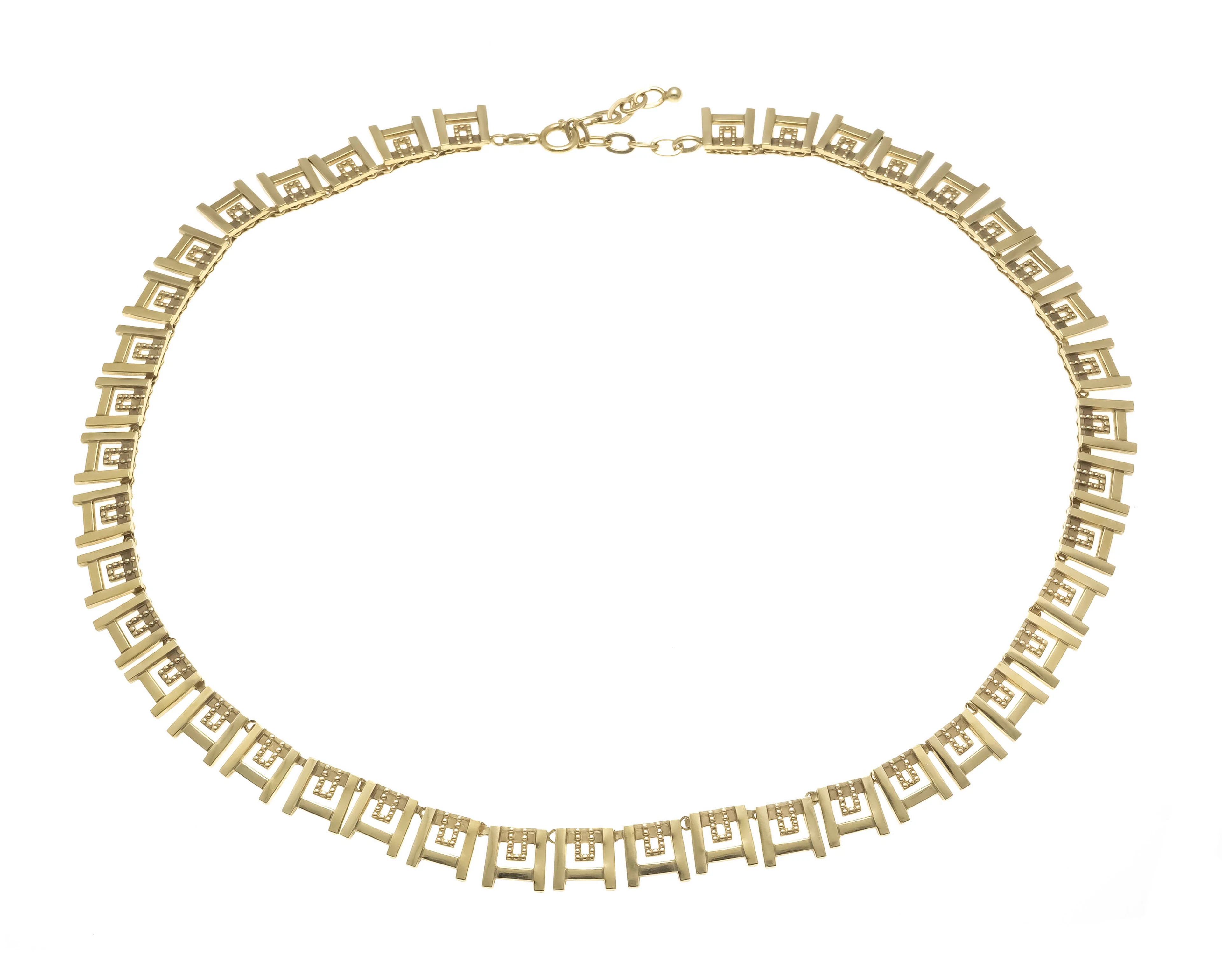 Collier GG 585/000 aus filigranen ge