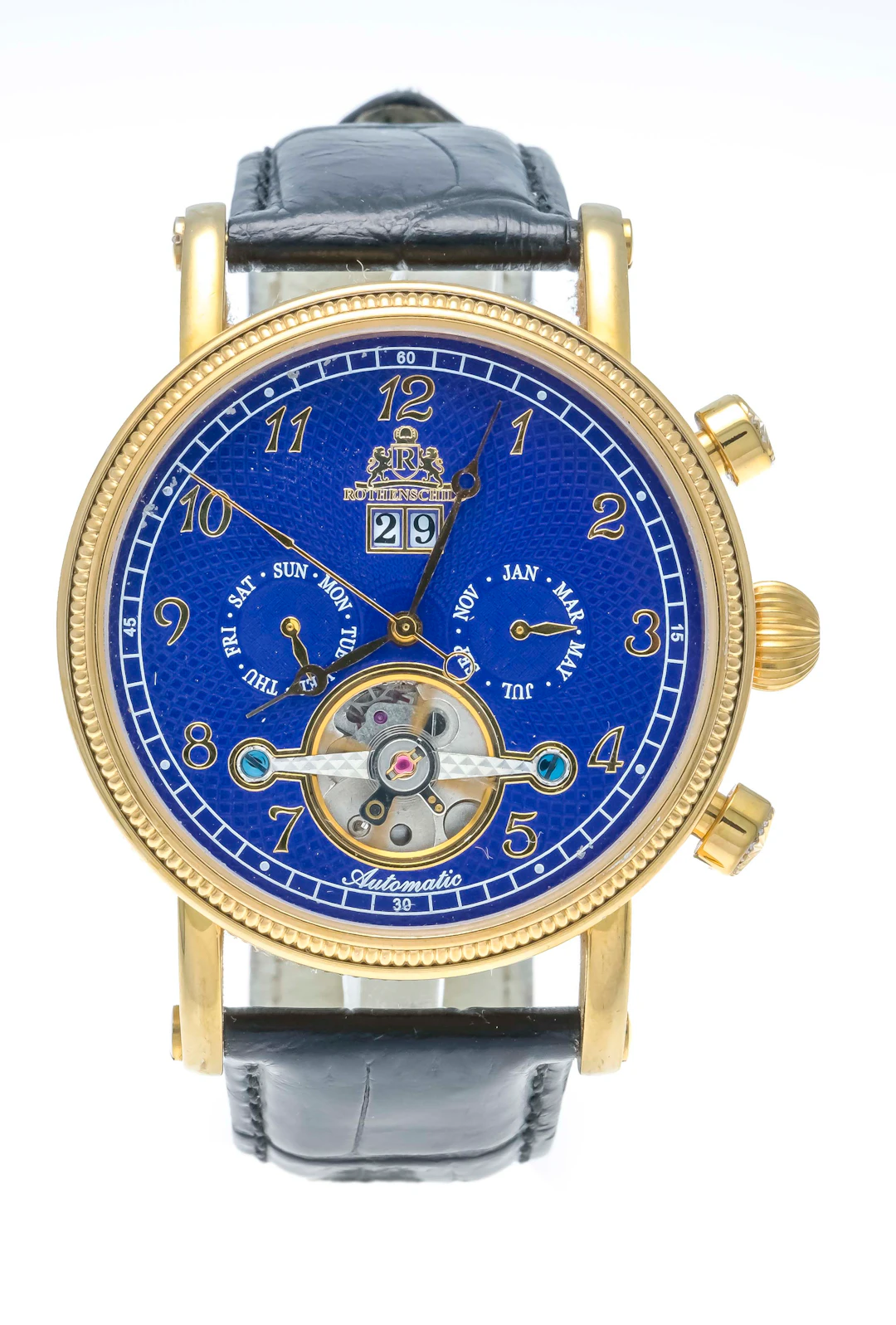 Rothenschild Herrenarmbanduhr, Au