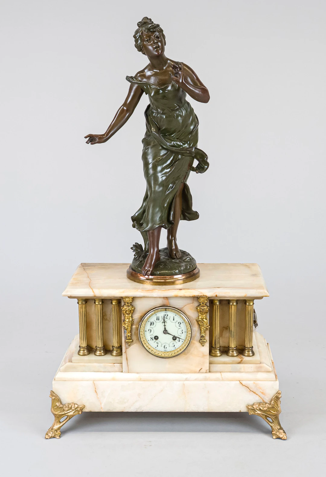 Historismus - Figuren Pendule, Fr