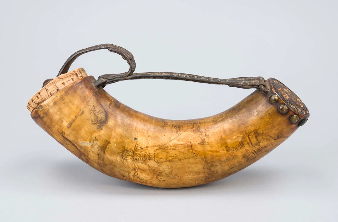 Pulverhorn o.ä., 19. Jh. o. älter