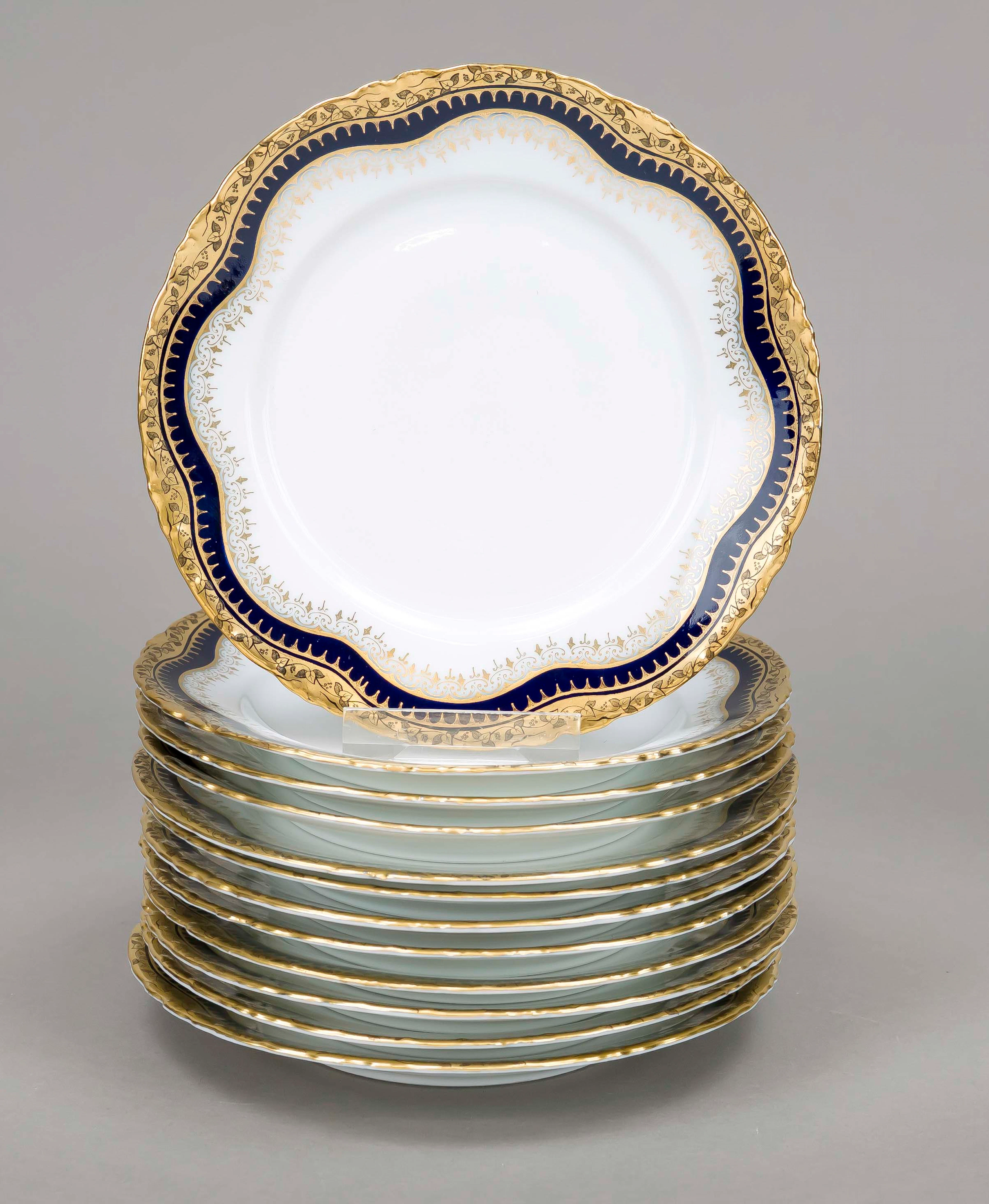 Zwölf Brotteller, Rosenthal, um 1