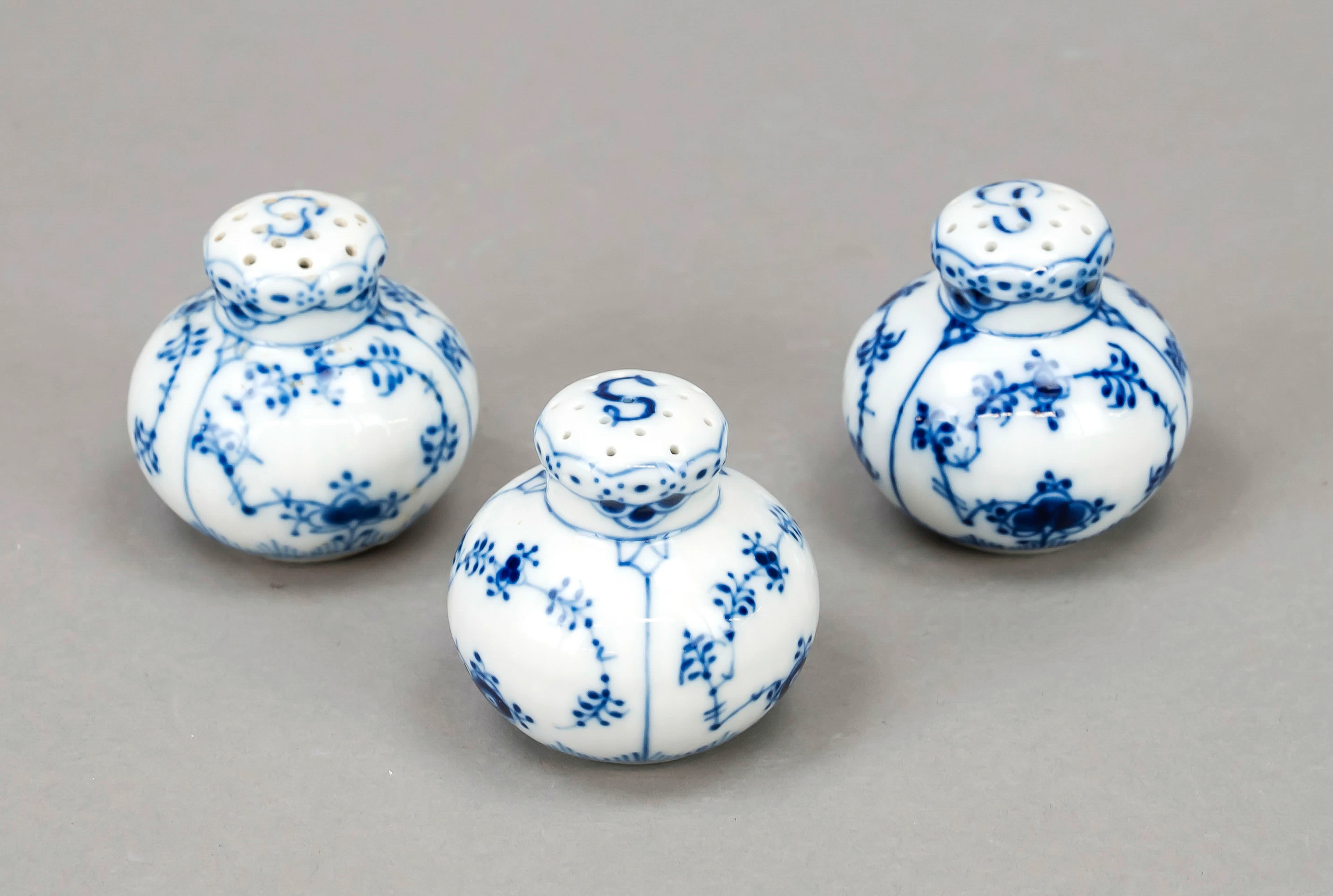 Drei Streuer, Royal Copenhagen, D