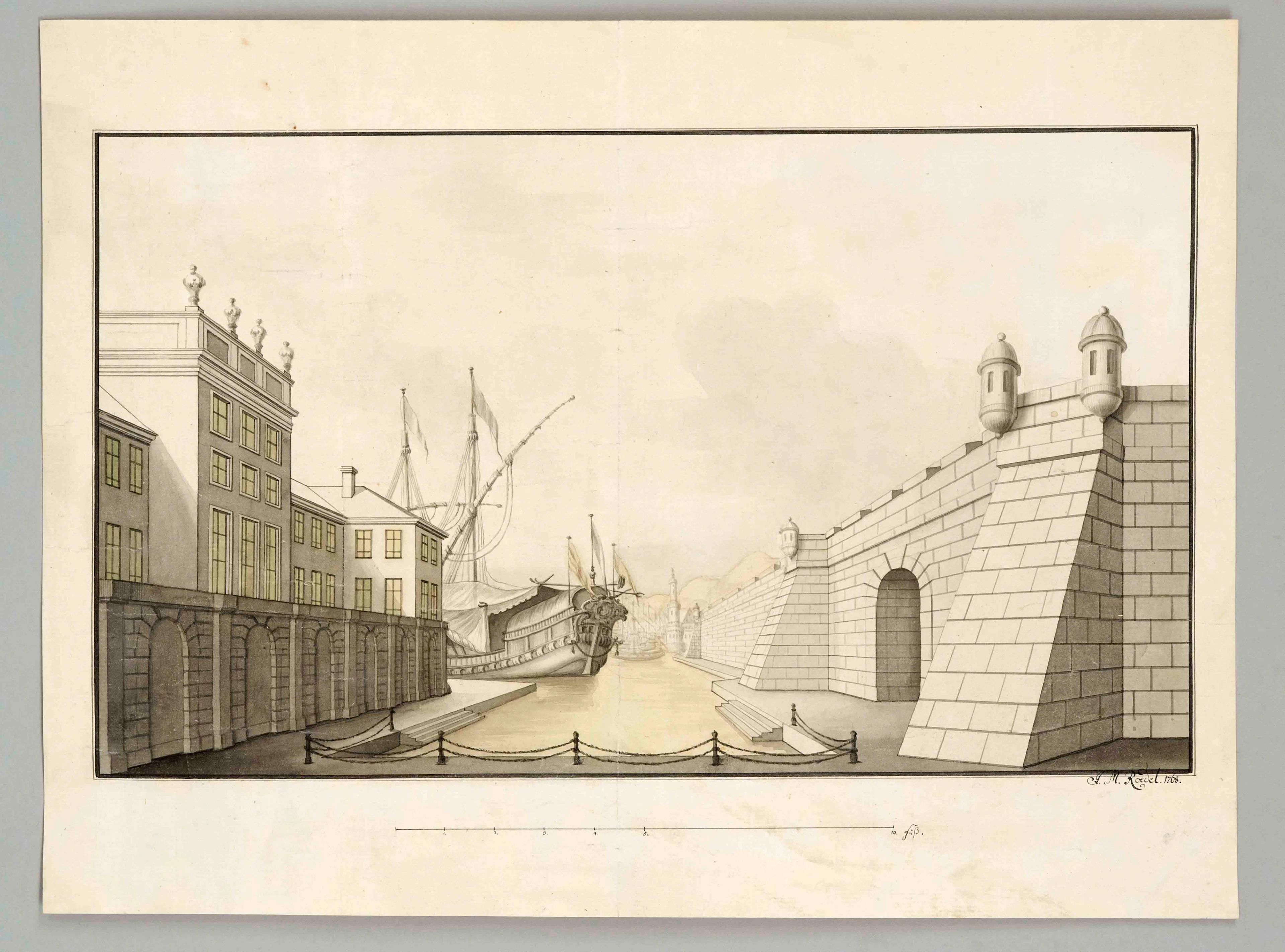 J.M. Roedel, Architekturzeichner