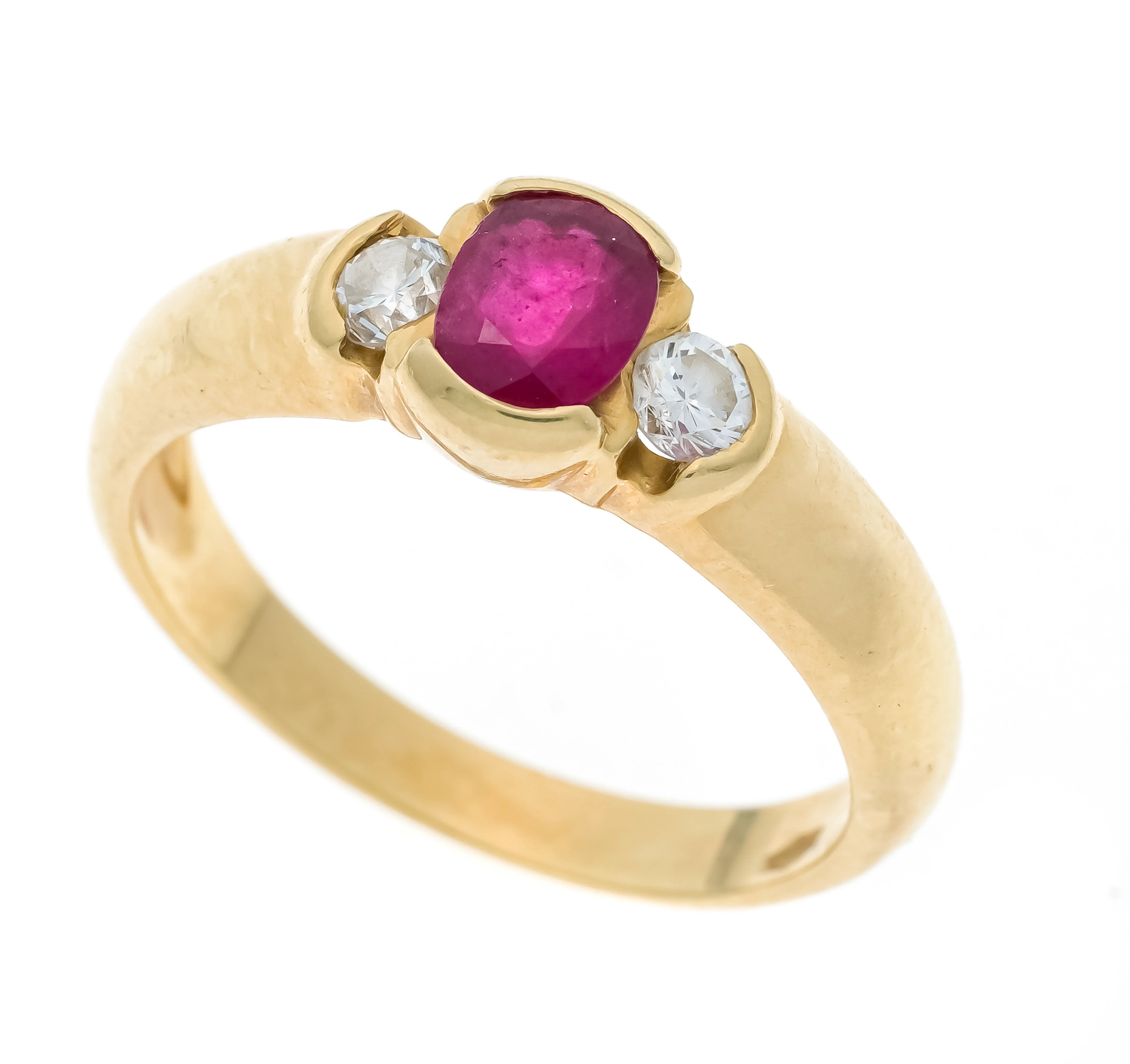 Rubin-Brillant-Ring GG 750/000 mi