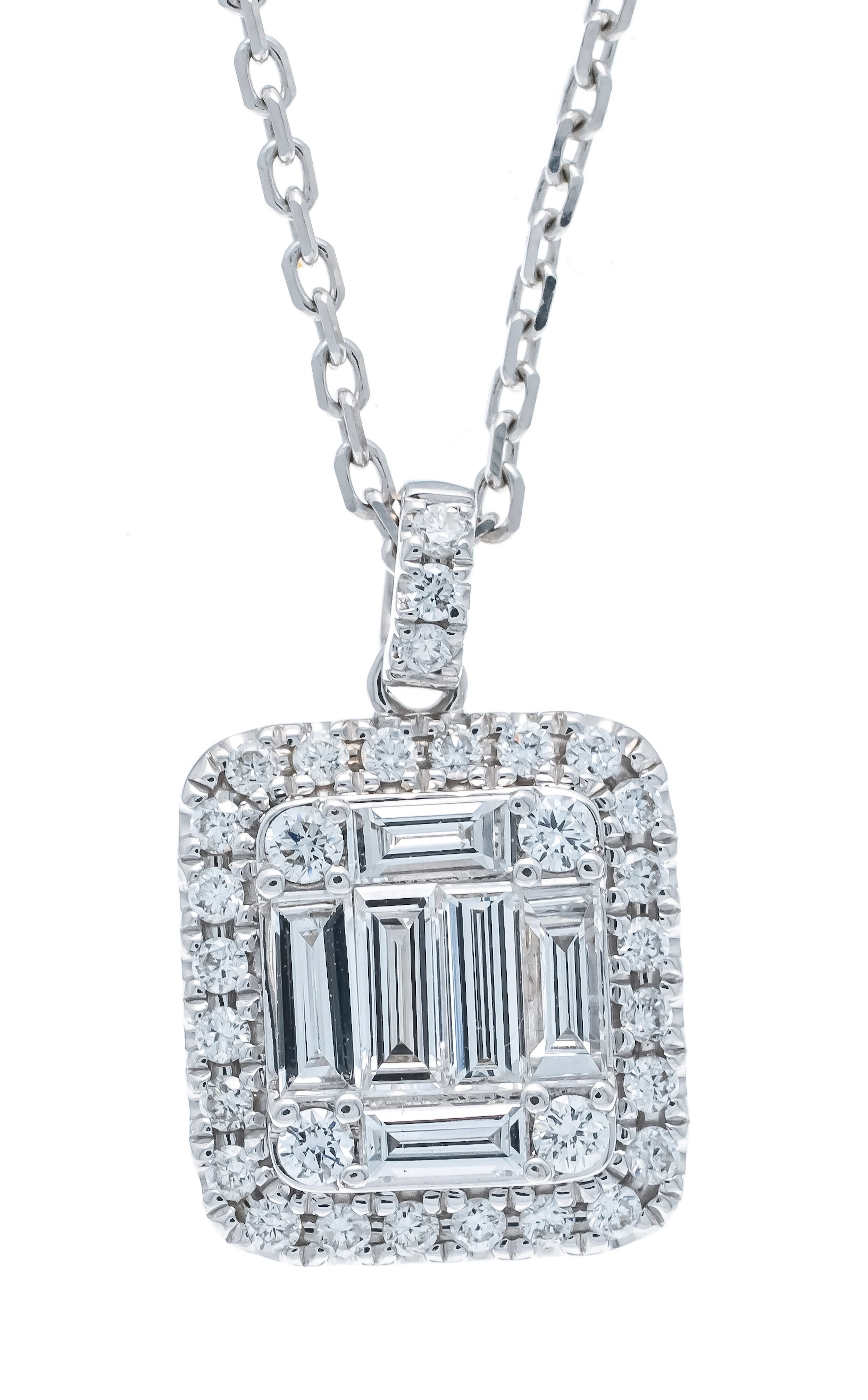 Diamant-Anhänger WG 750/000 mit 6