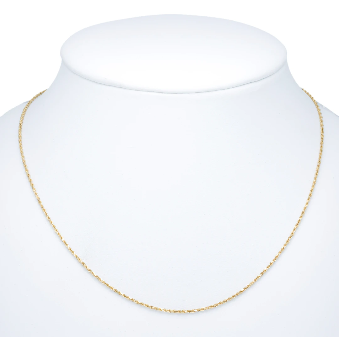 Kordel-Kette GG 585/000 B. 1,4 mm