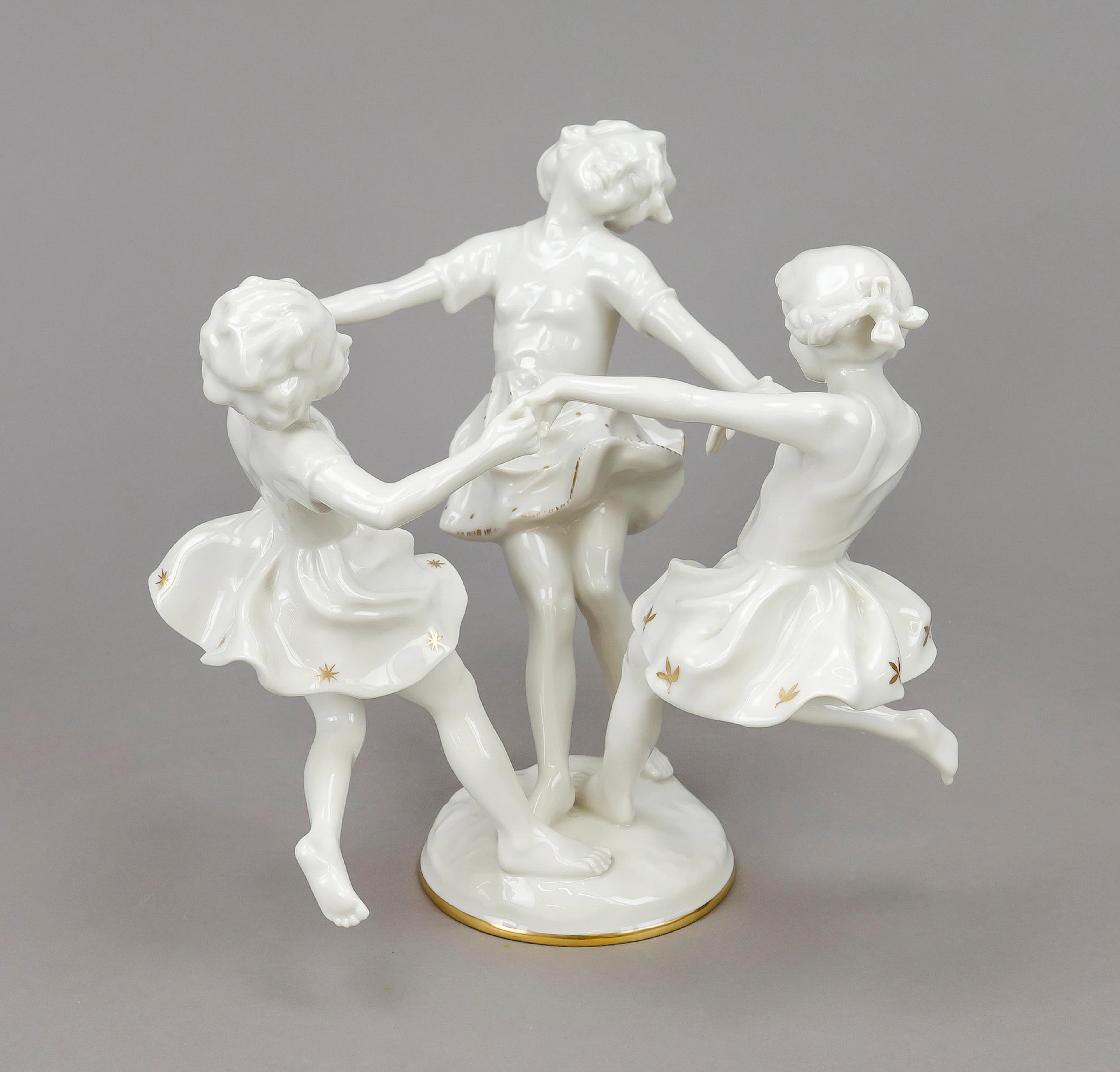 Maientanz Figurengruppe. Hutschen