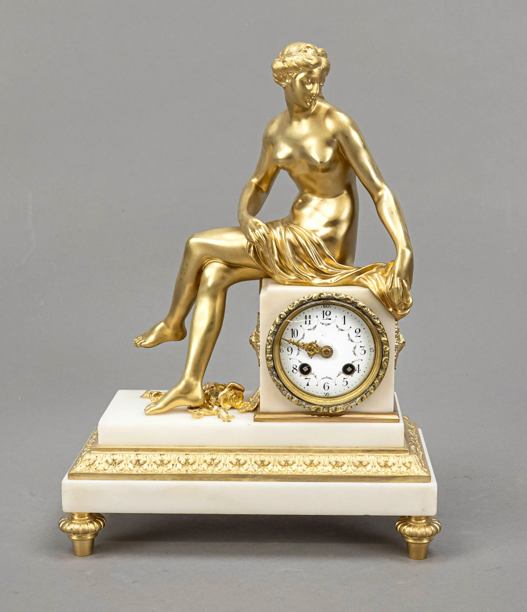 Historismus - Figurenpendule, Far