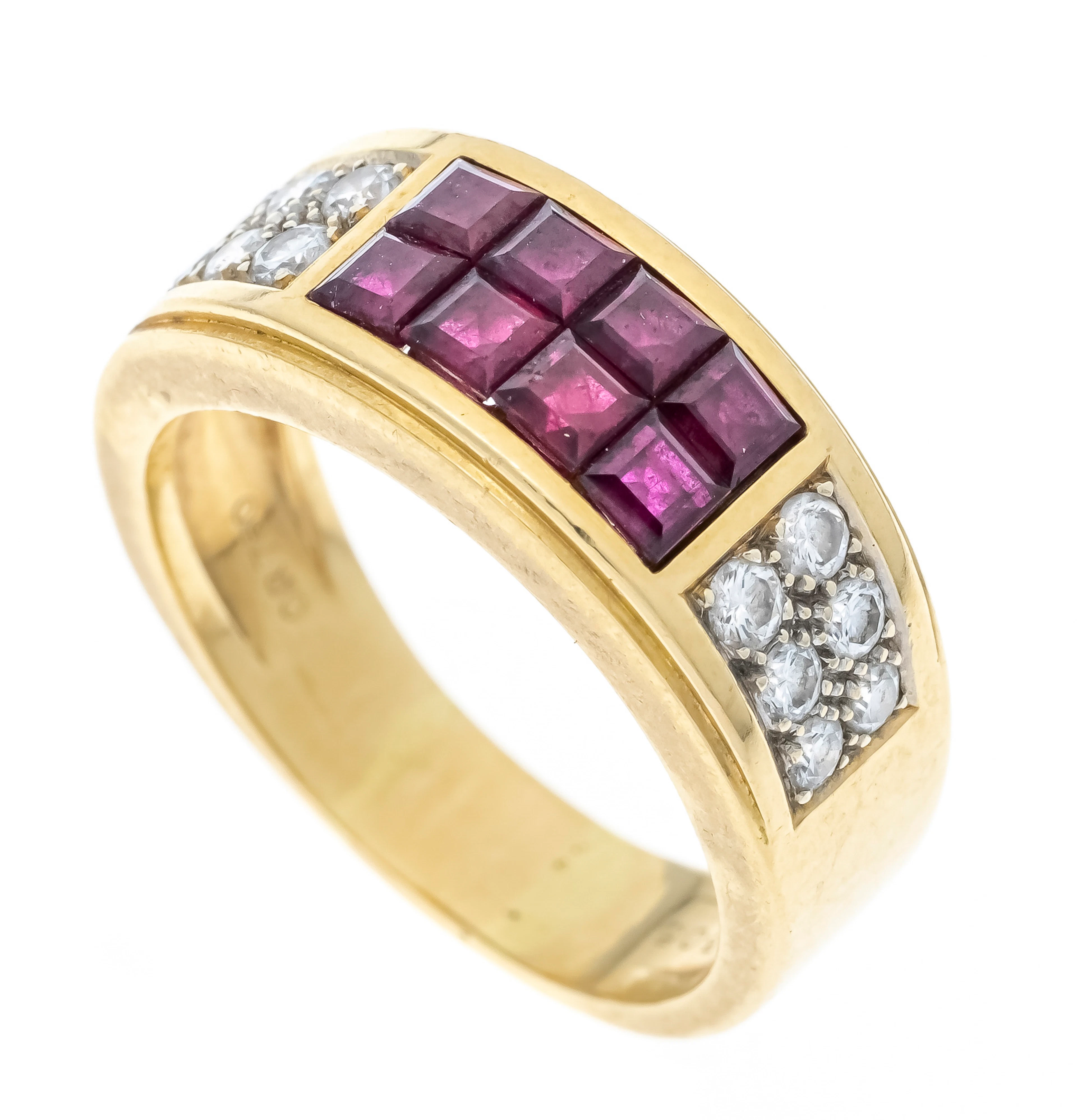 Cartier Rubin-Brillant-Ring GG 75