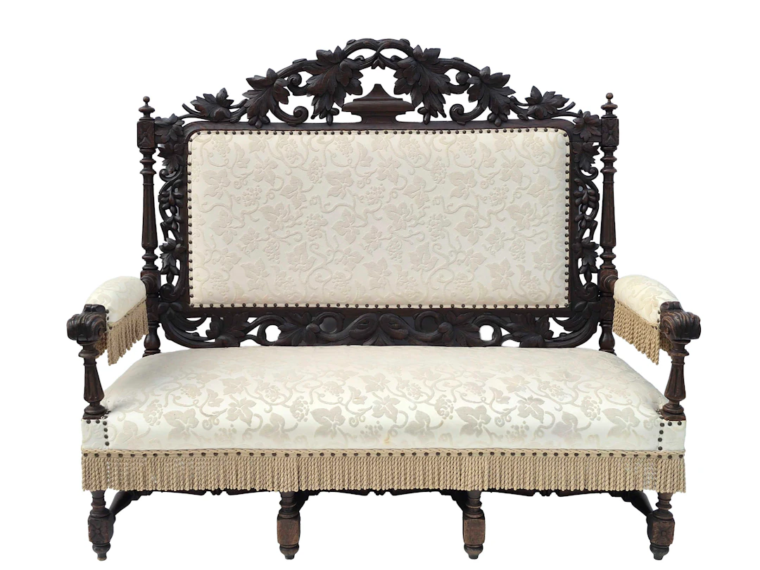 Gründerzeit-Sofa um 1880, Eiche m
