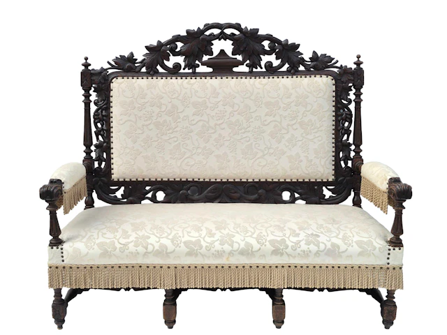 Gründerzeit-Sofa um 1880, Eiche m
