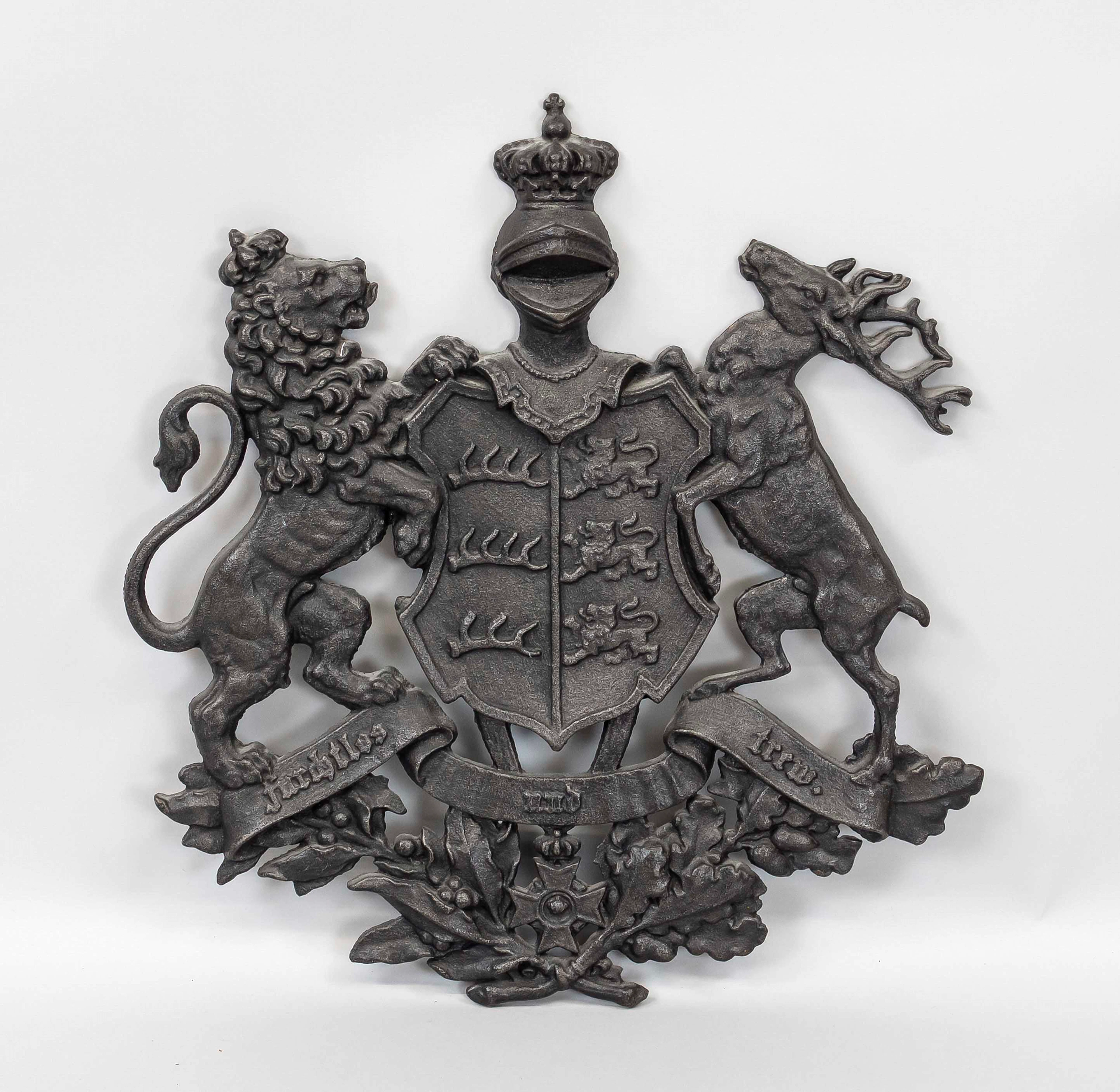 Eisenrelief Wappen Königreich Wür