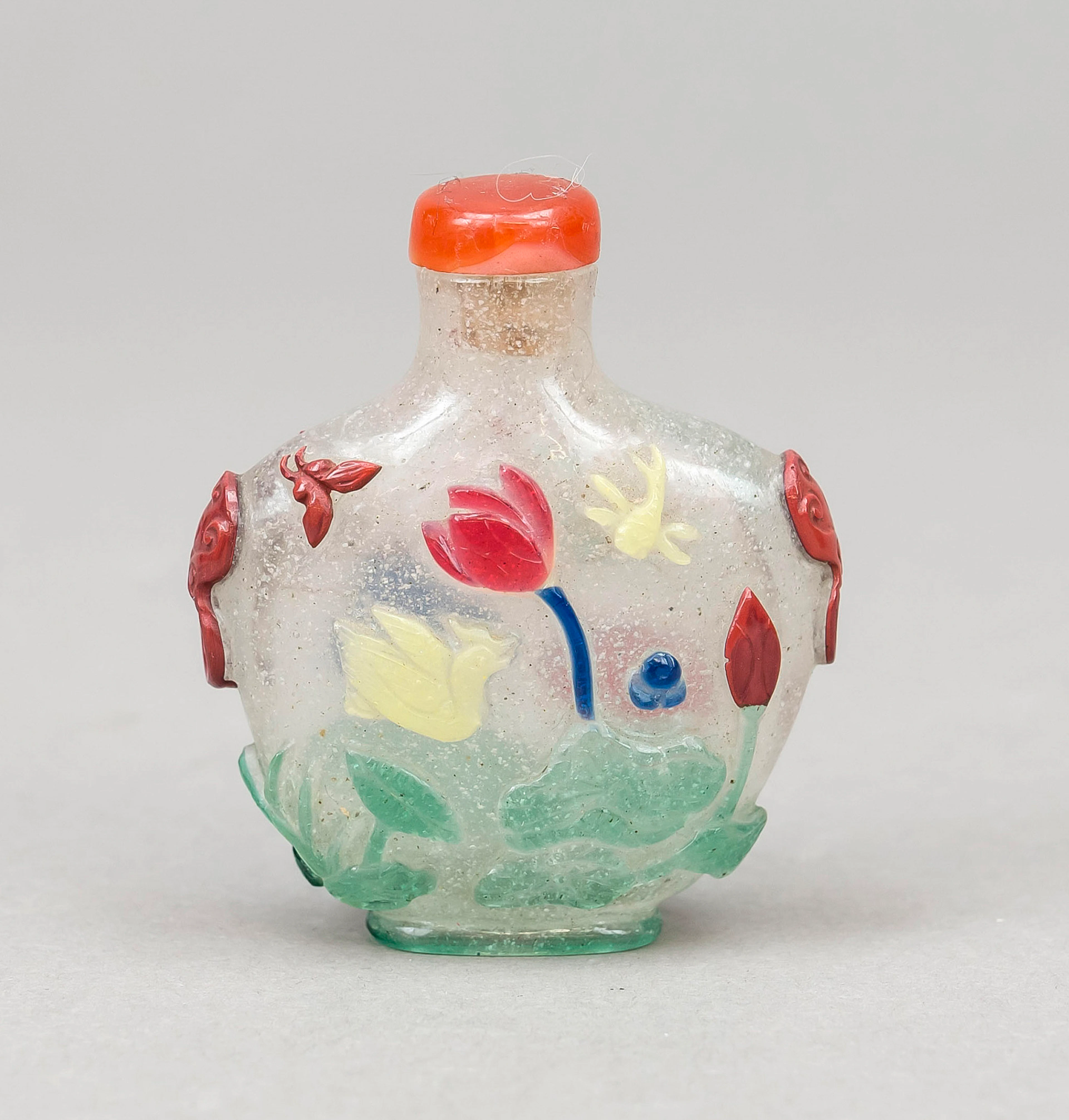 Pekingglas Snuffbottle, China, En
