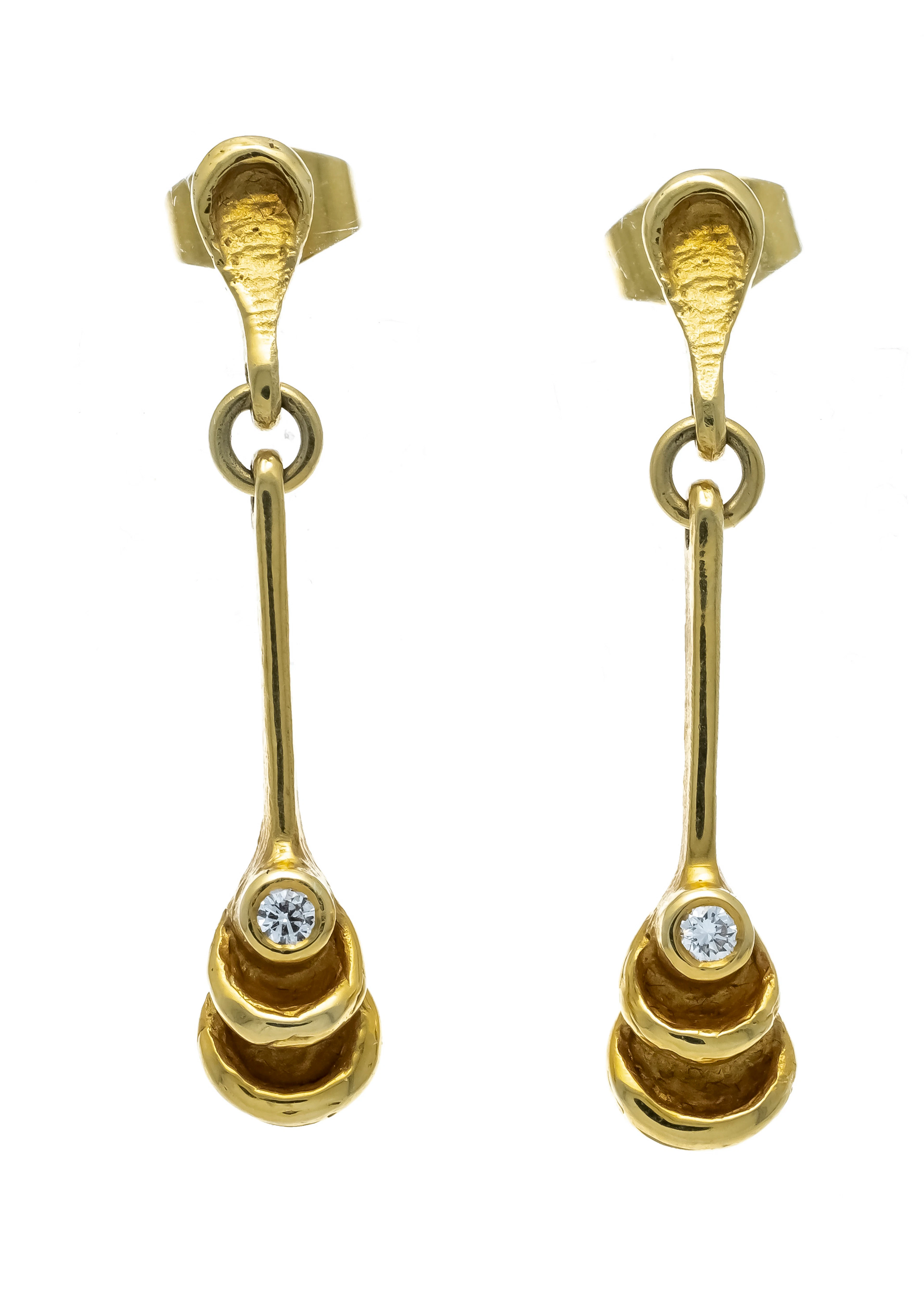 Brillant-Ohrstecker GG 585/000 in