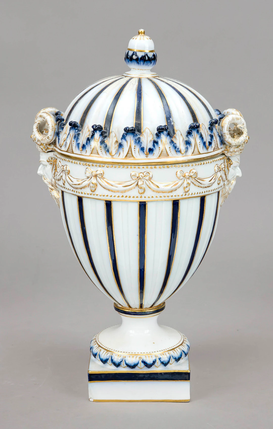 Deckelvase, Meissen, Ende 19. Jh.