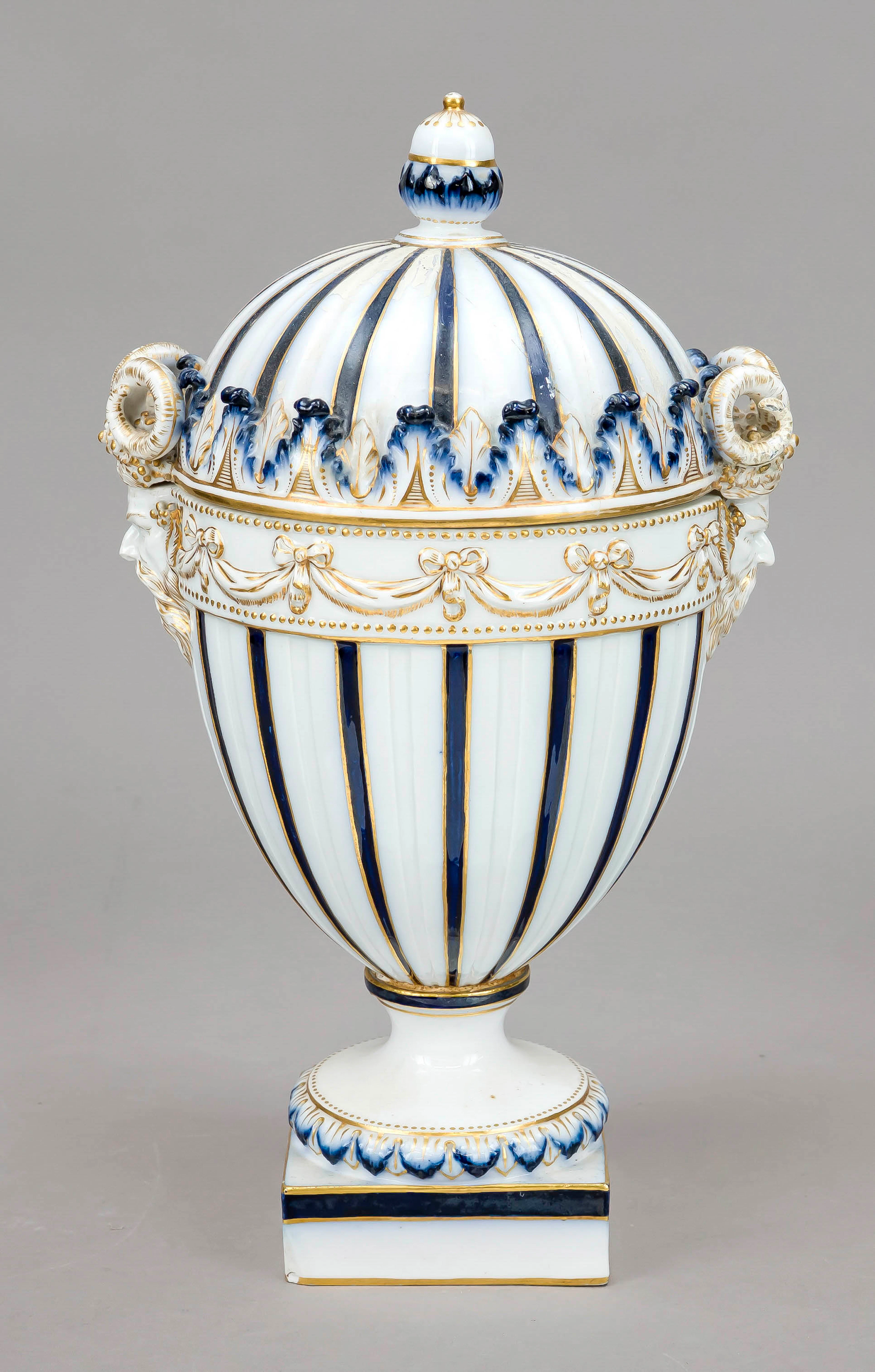 Deckelvase, Meissen, Ende 19. Jh.