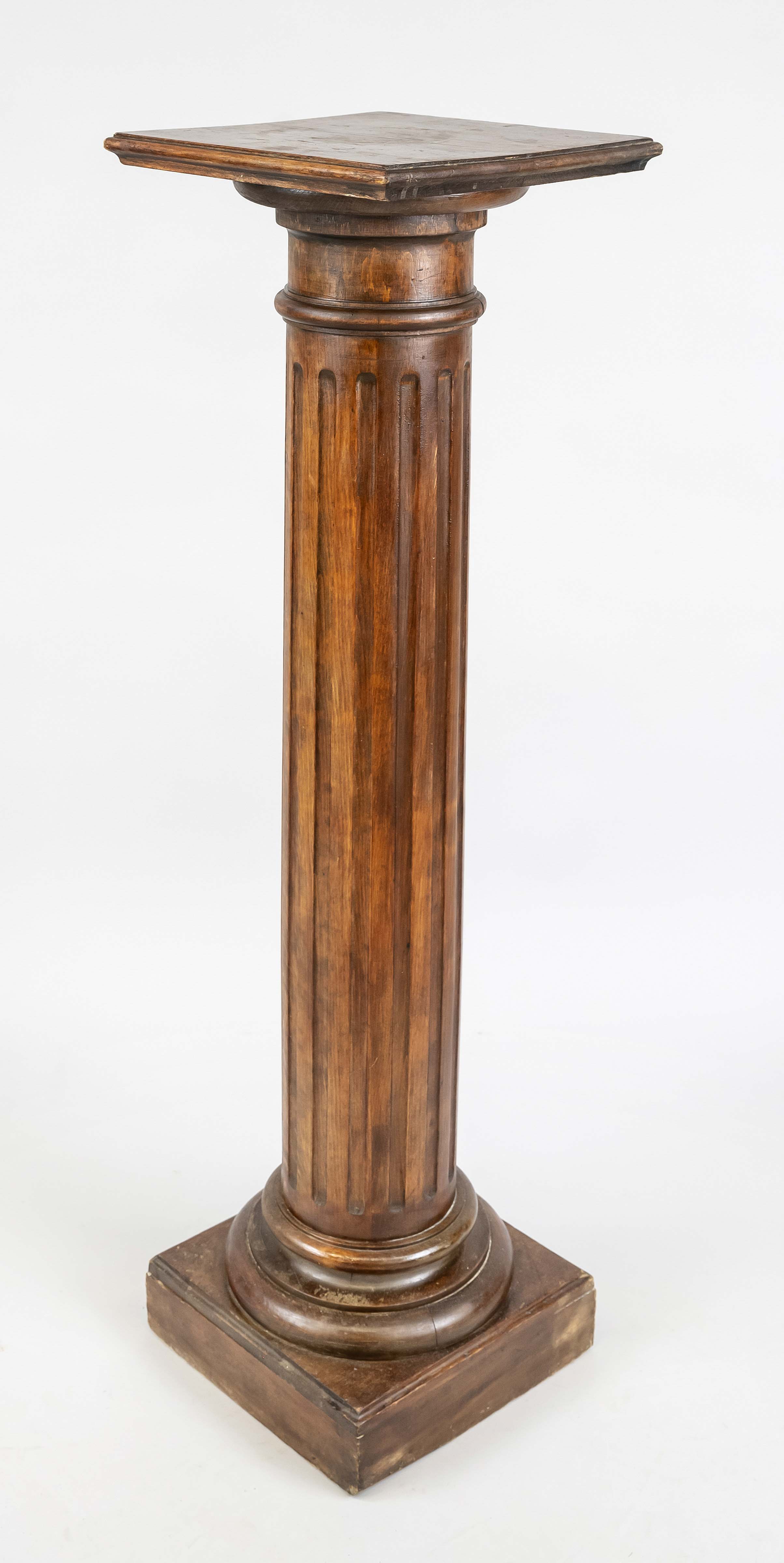 Säule, 19./20. Jh., Eichenholz. Kl