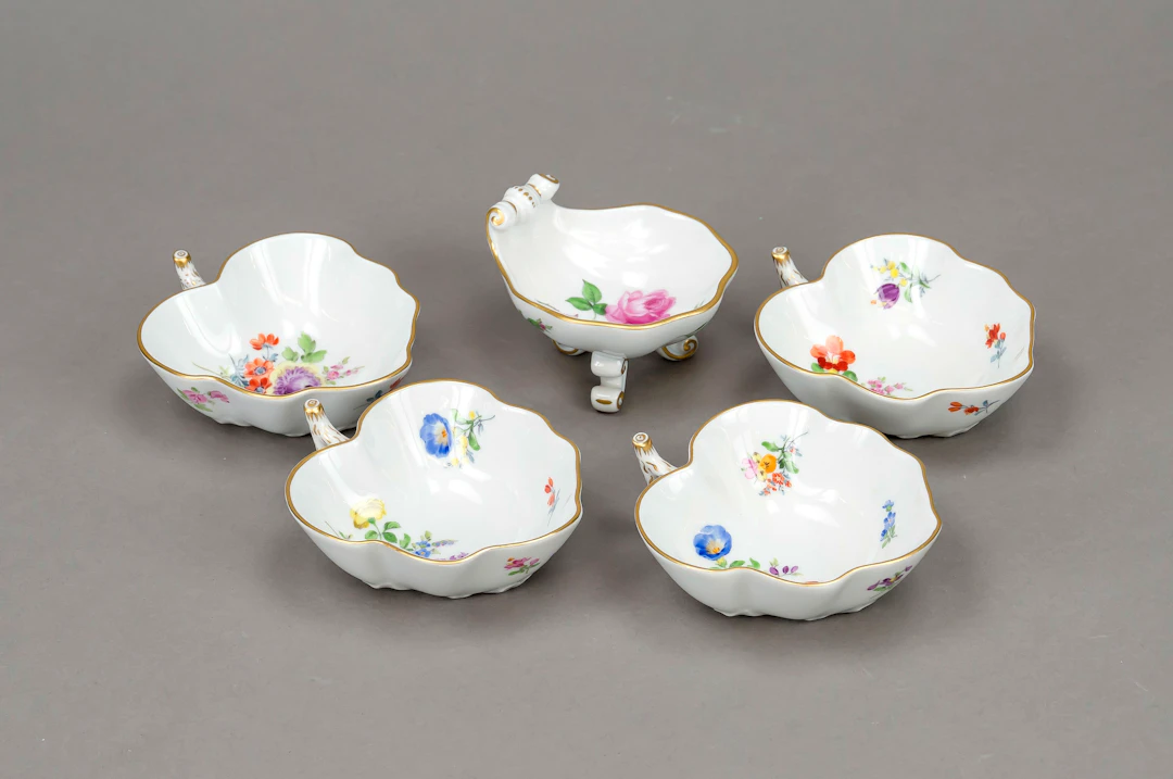 5 Schalen, Meissen, Ende 20. Jh.
