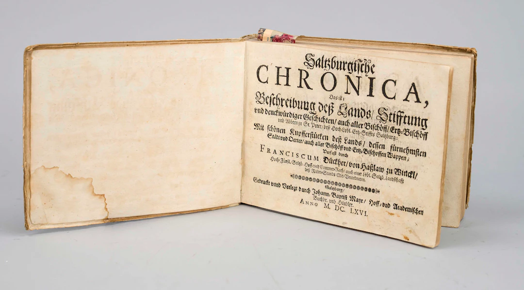 Buch Geschichte von Salzburg '' S