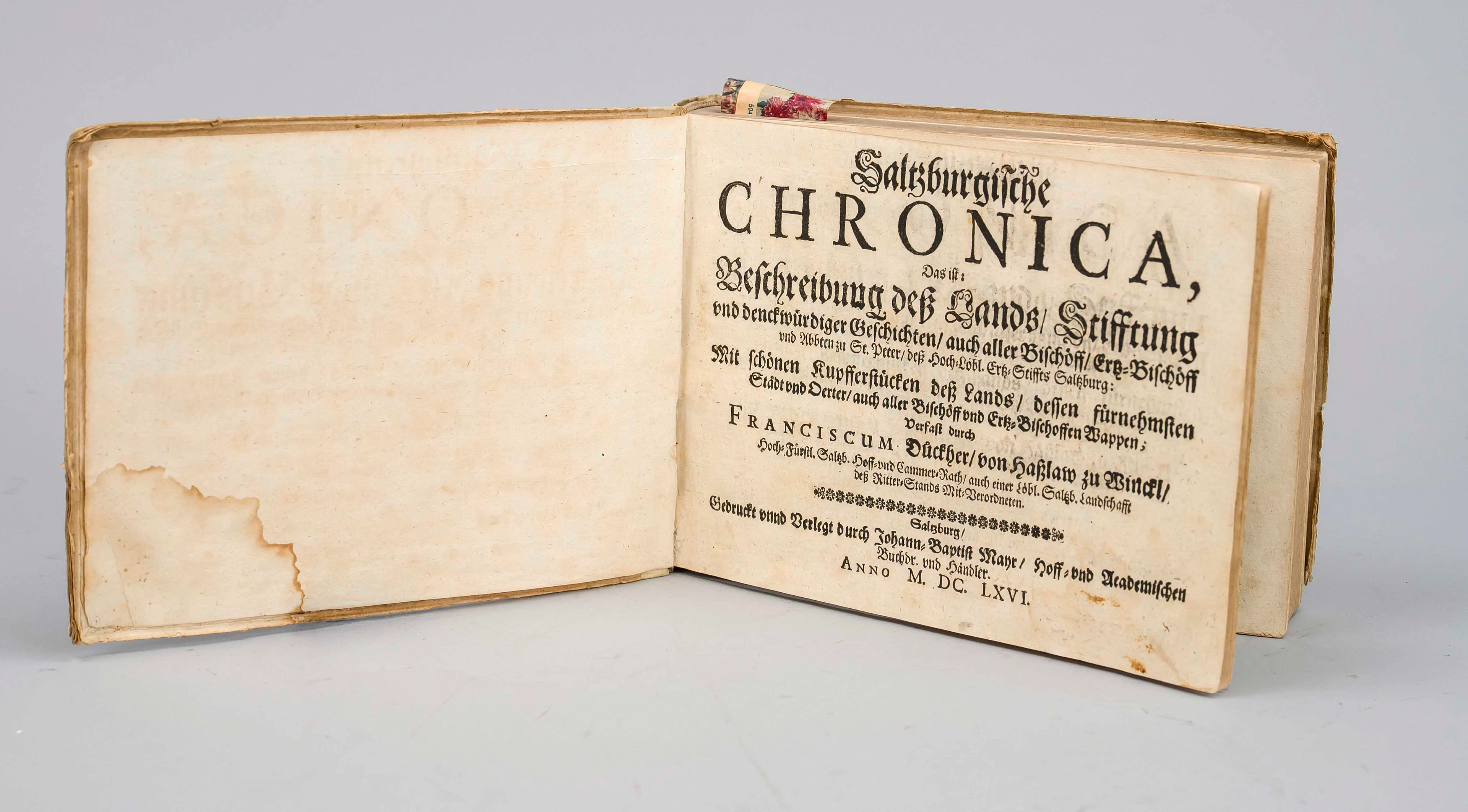 Buch Geschichte von Salzburg '' S
