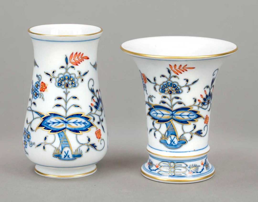 Zwei Vasen, Meissen, 20. Jh., 1.