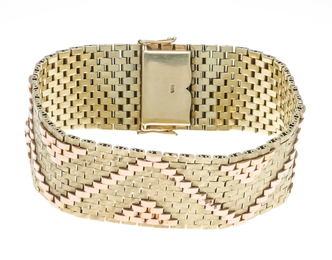 Breites Teppich-Armband GG/RG 585