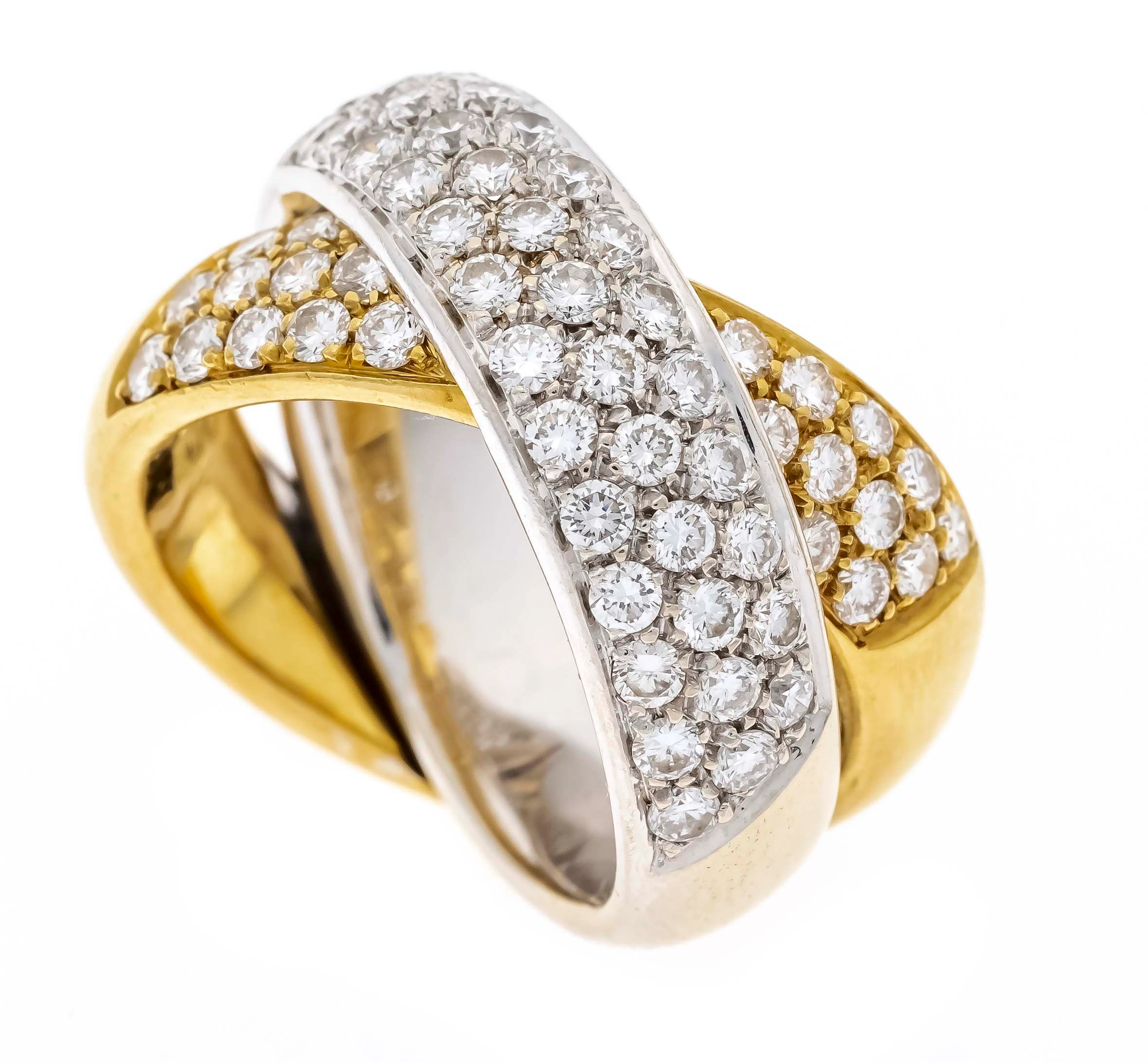 Crossover Brillant-Ring GG/WG 750/