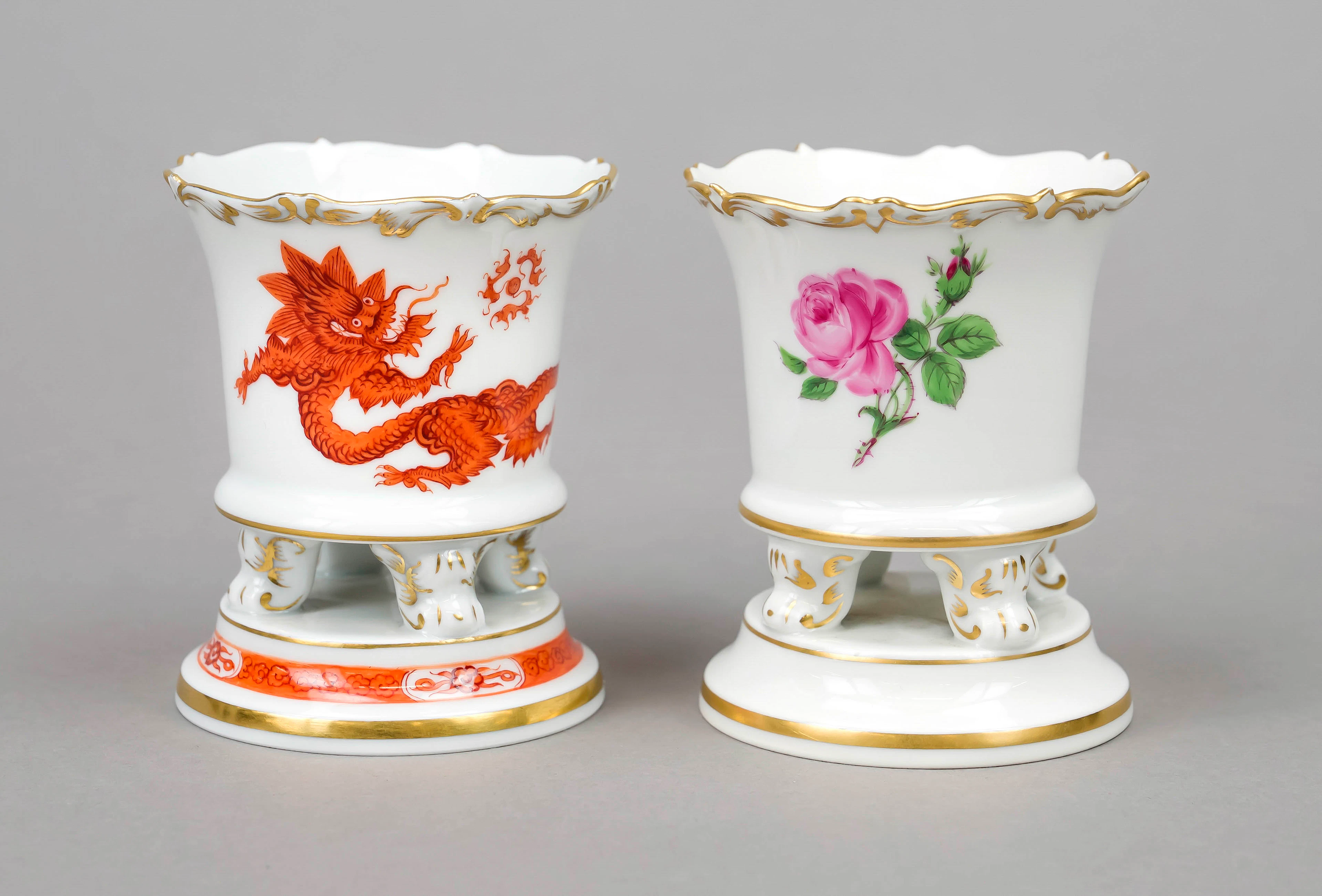 2 Vasen, Meissen, Marke nach 1934