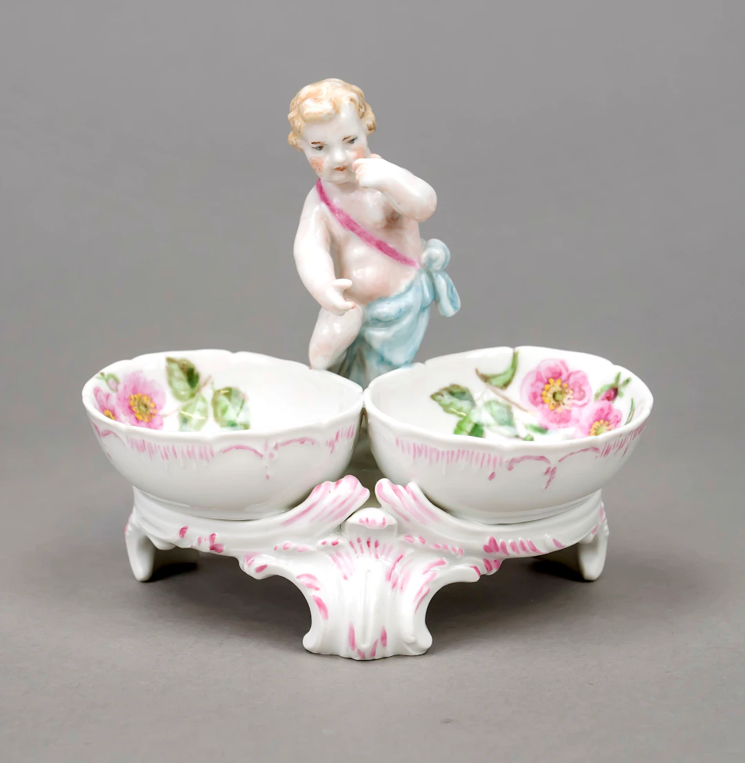 Saliere mit Figur, KPM Berlin, 19