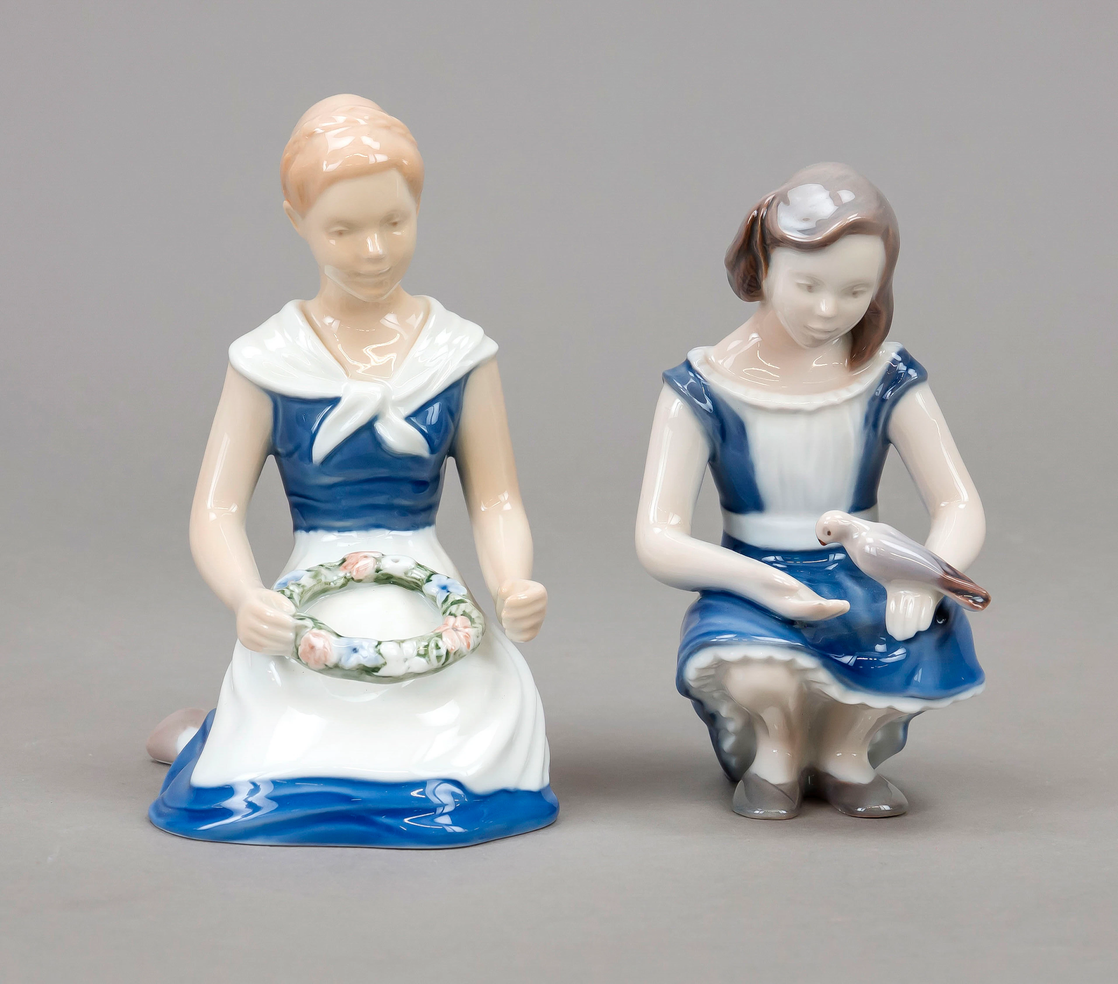 Zwei Kinderfiguren, B&G Kopenhage