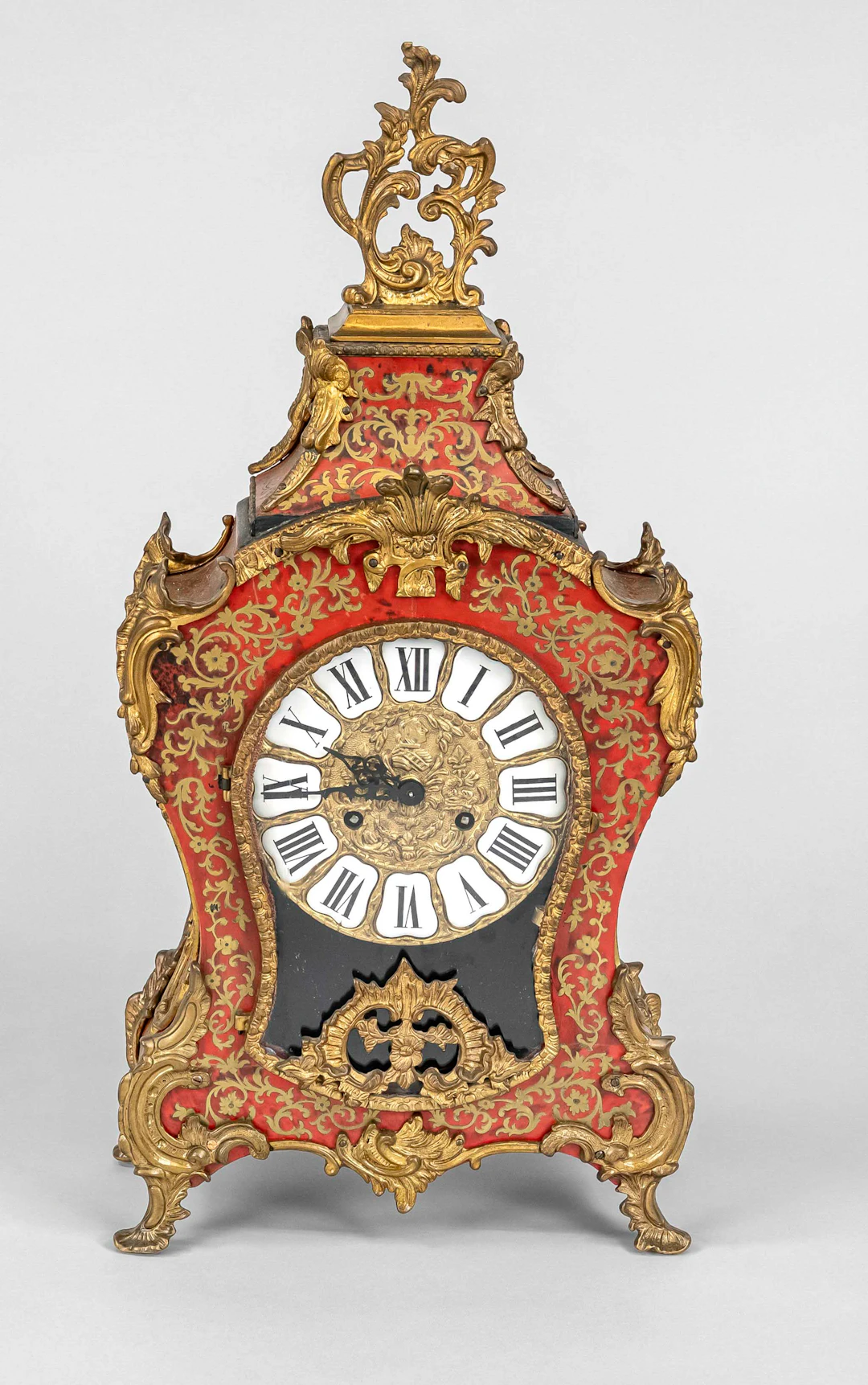 Boulle Uhr 2.H. 20.Jh., verschied