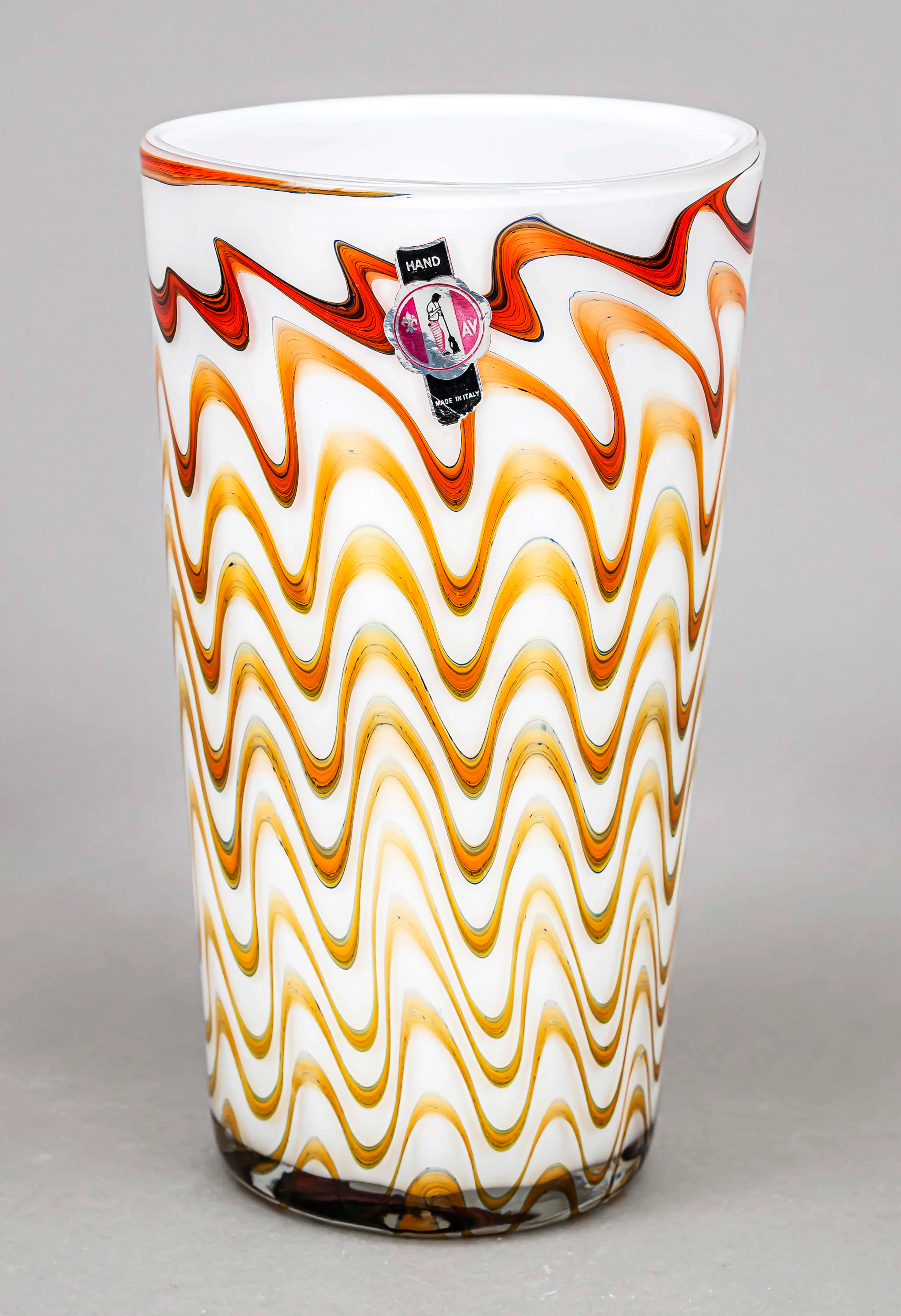 Vase, Italien, 2. H. 20. Jh., run