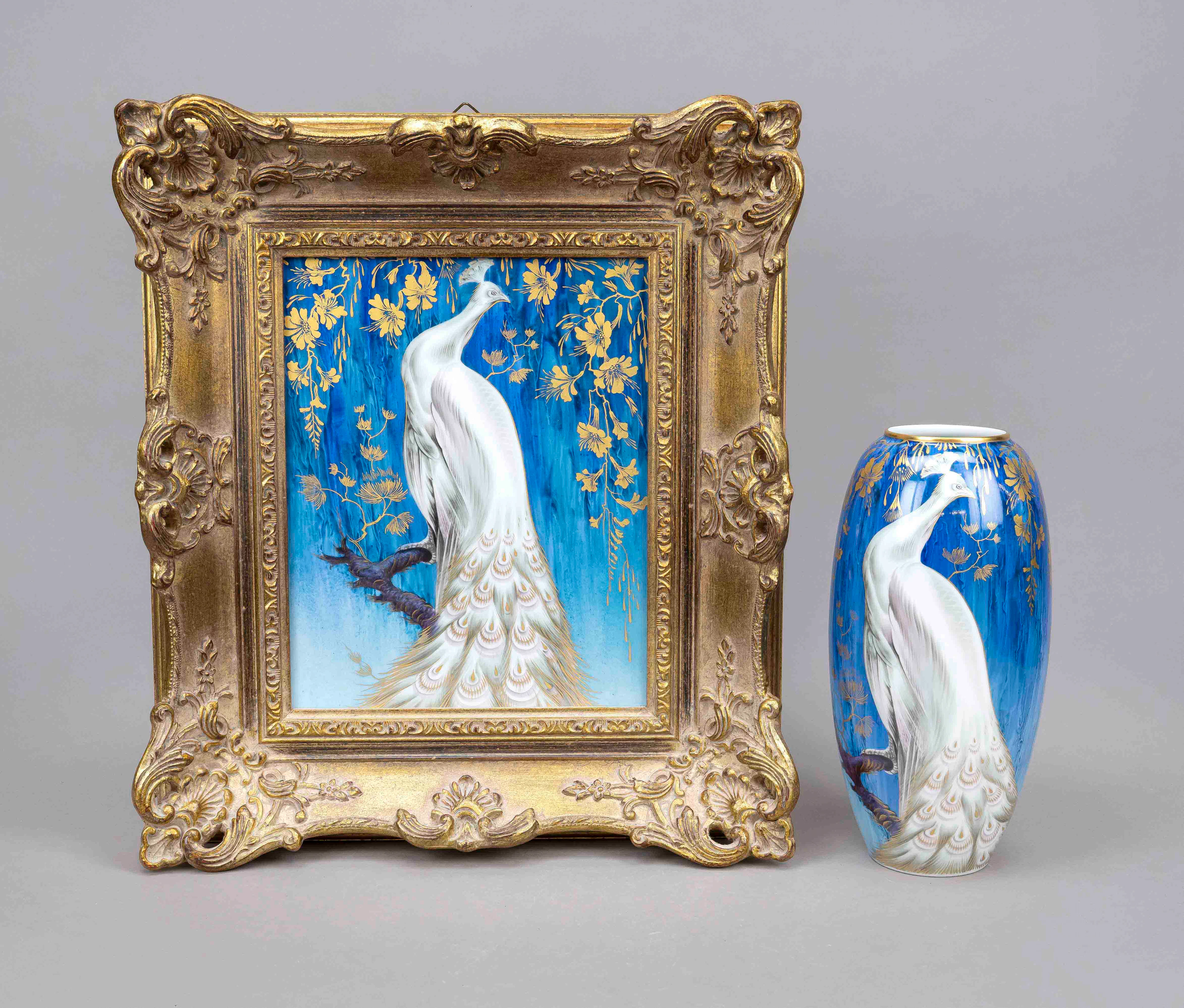 Vase und Bild, Heinrich Porzellan