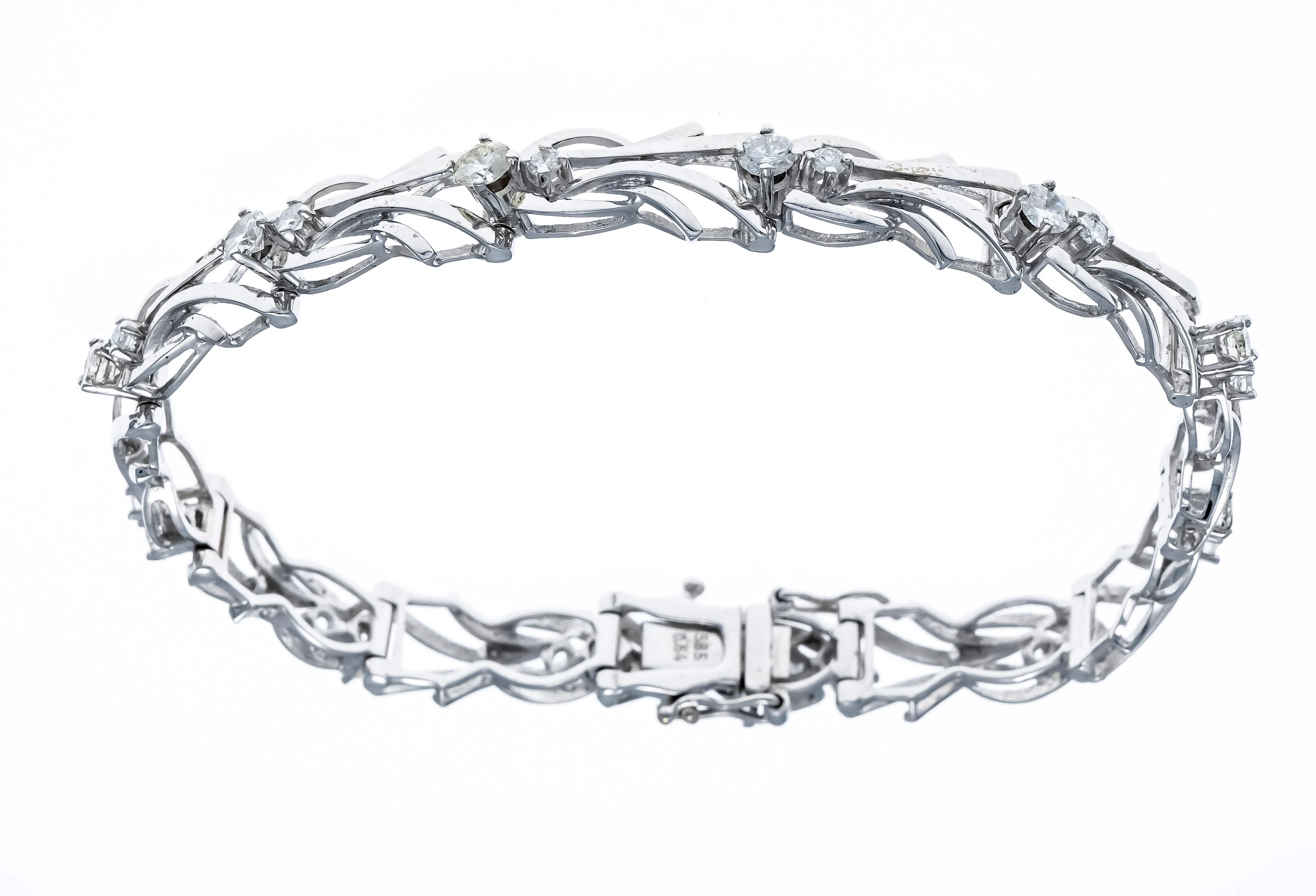 Brillant-Glieder-Armband WG 585/0