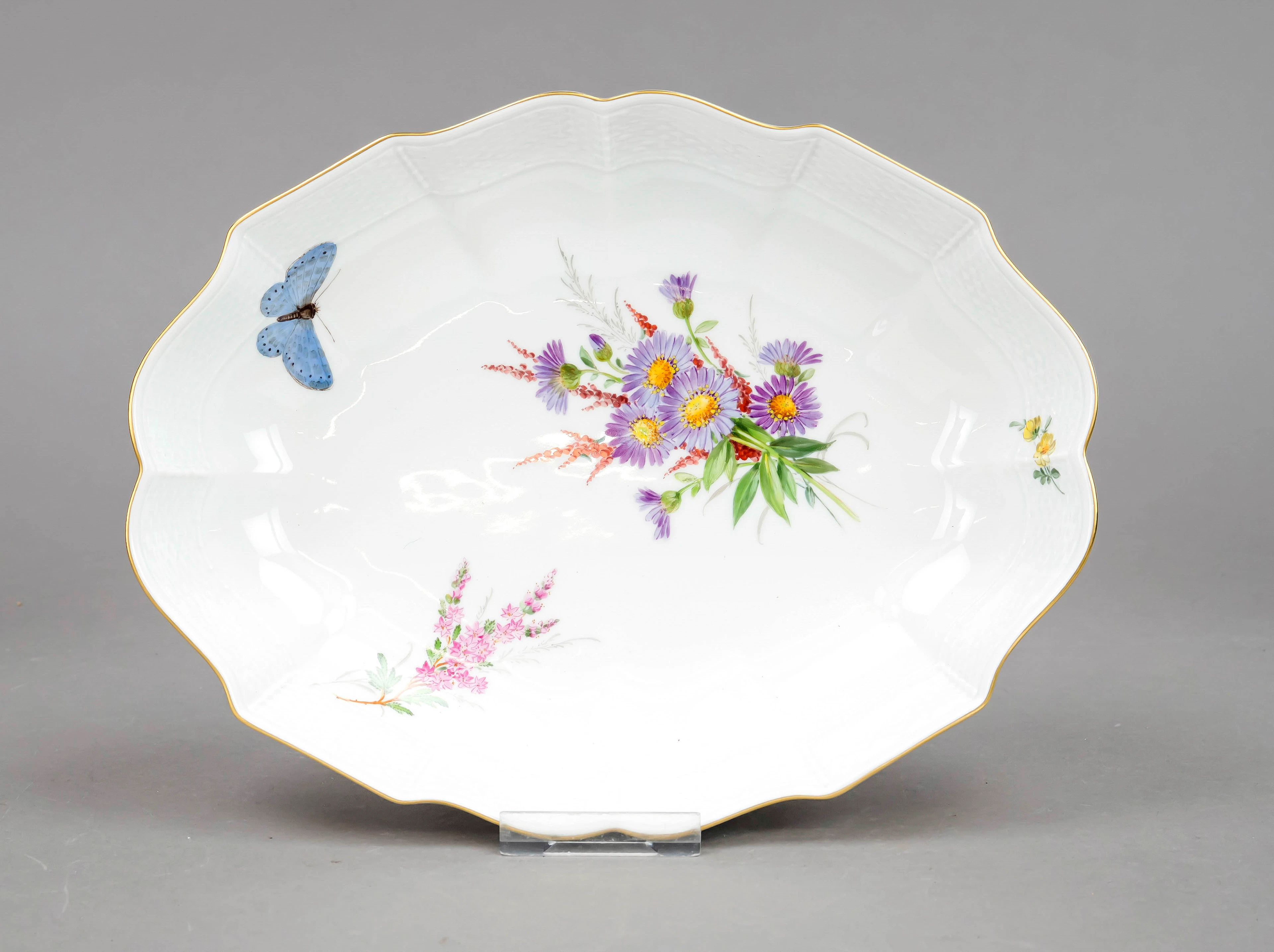 Ovale Schale, Meissen, Marke nach