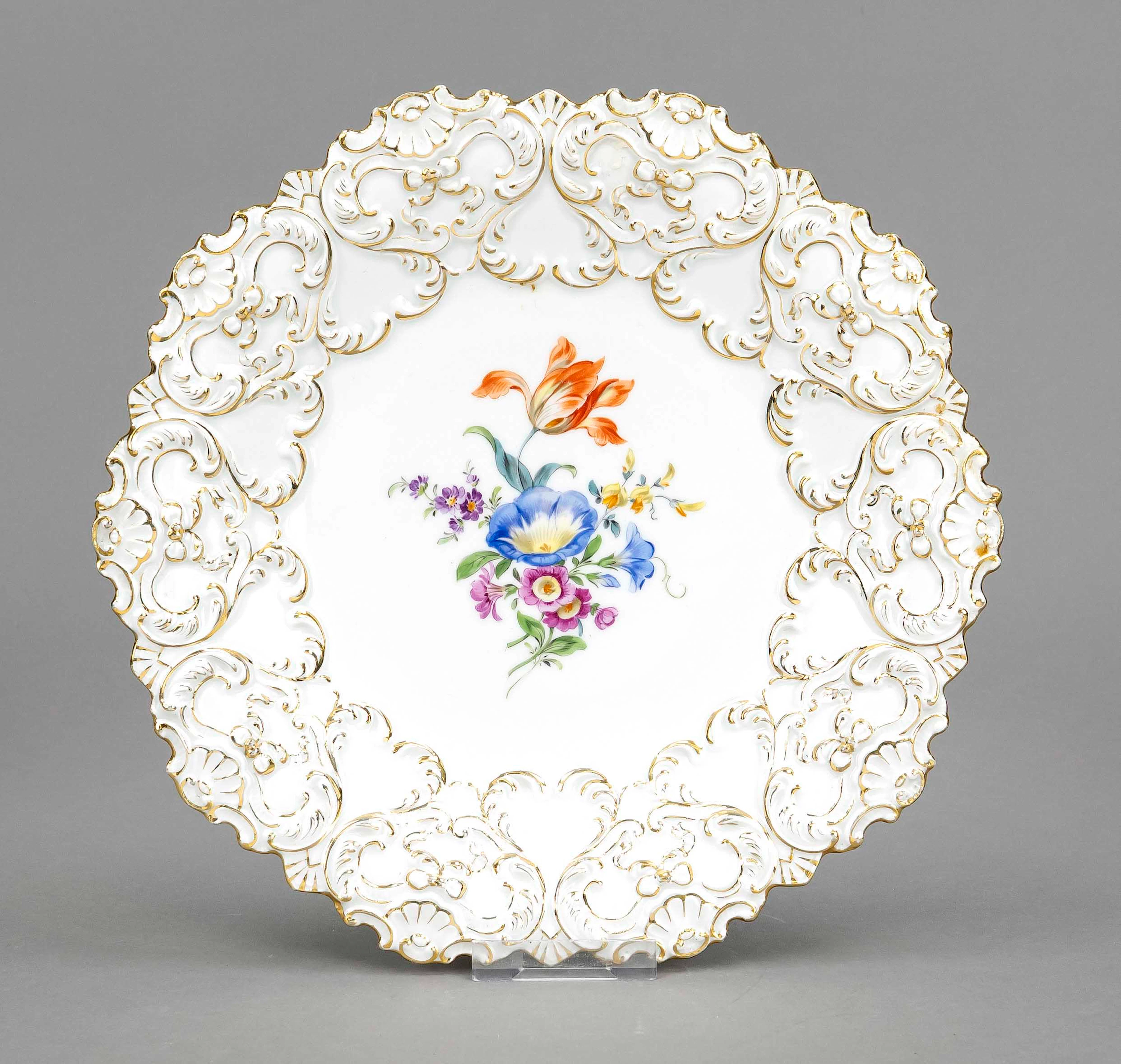 Prunkteller, Meissen, Marke nach 193