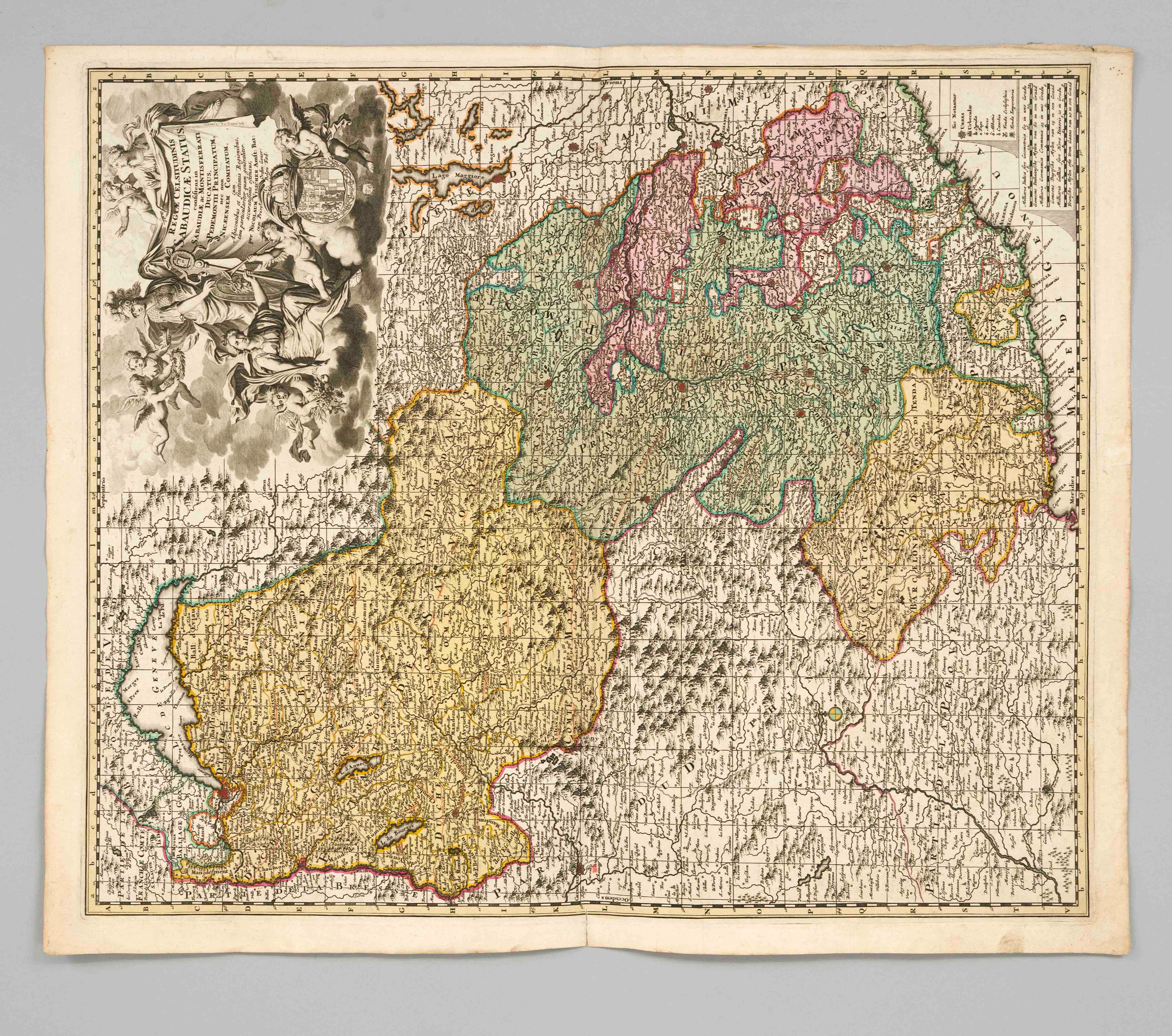 Historische Karte von Savoyen, 'R