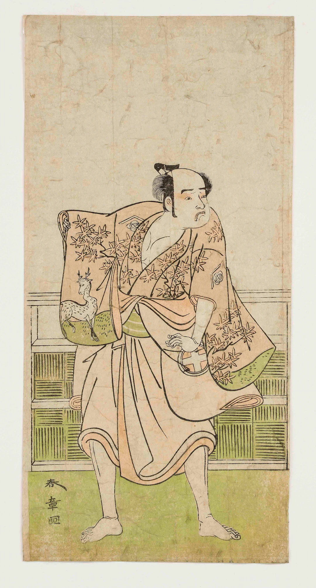 Ukiyo-e Farbholzschnitt Katsukawa