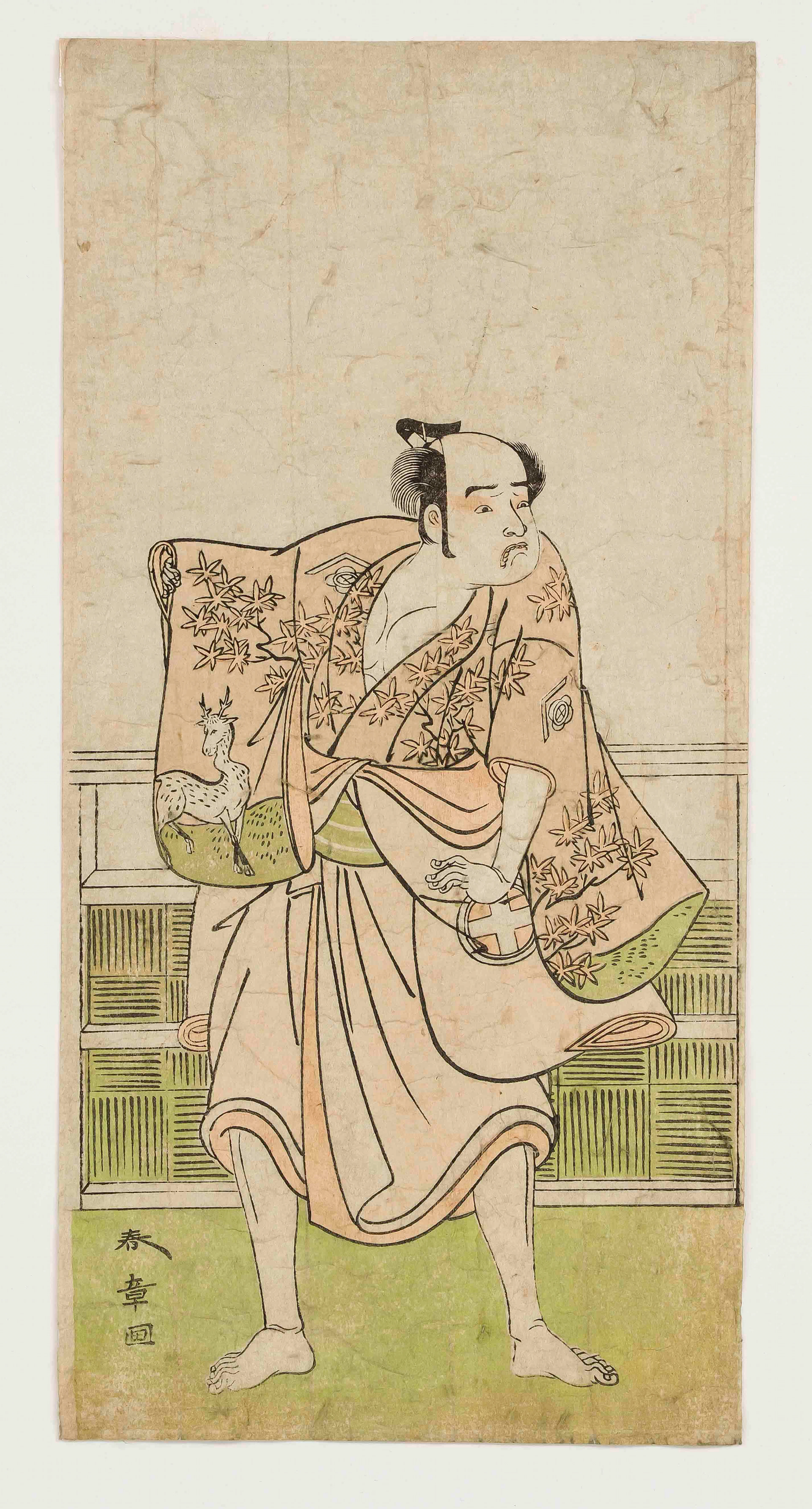 Ukiyo-e Farbholzschnitt Katsukawa