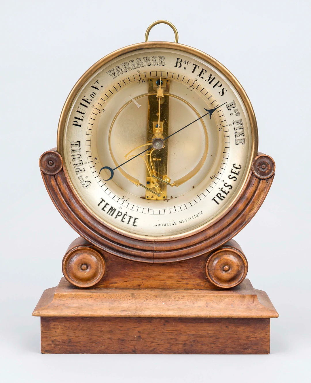 Aneroid-Tischbarometer, Frankreic
