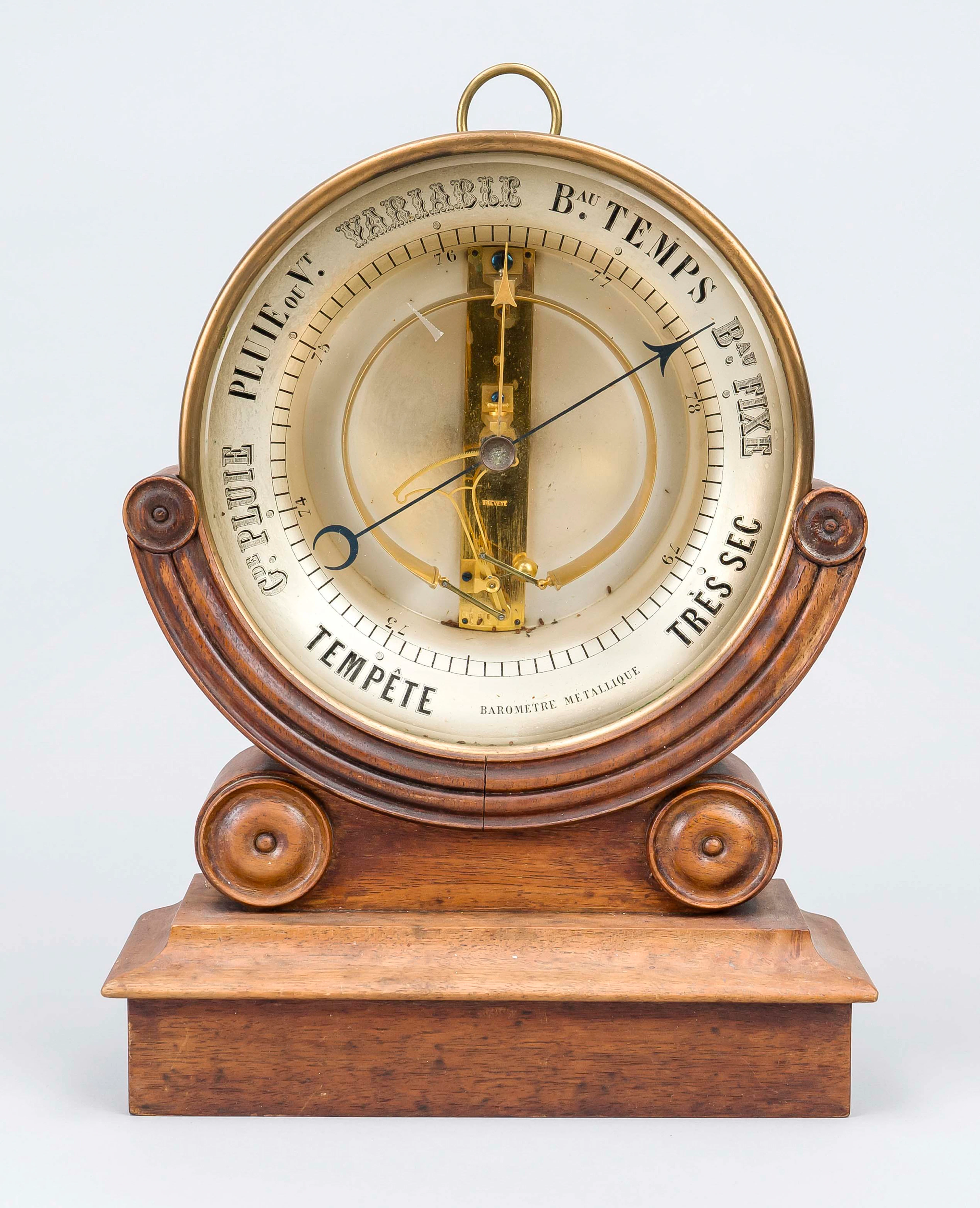 Aneroid-Tischbarometer, Frankreic