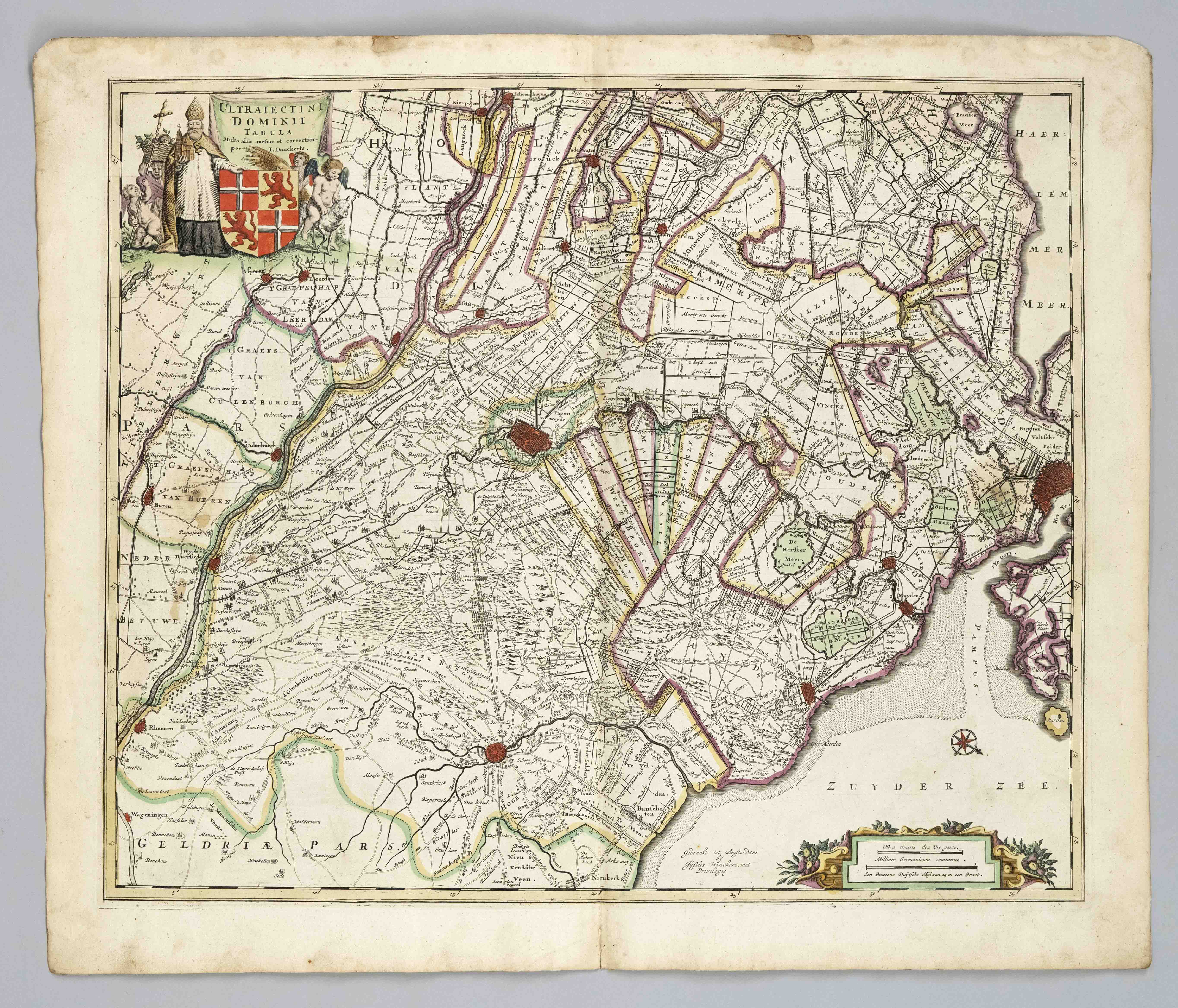 Historische Karte von Utrecht --