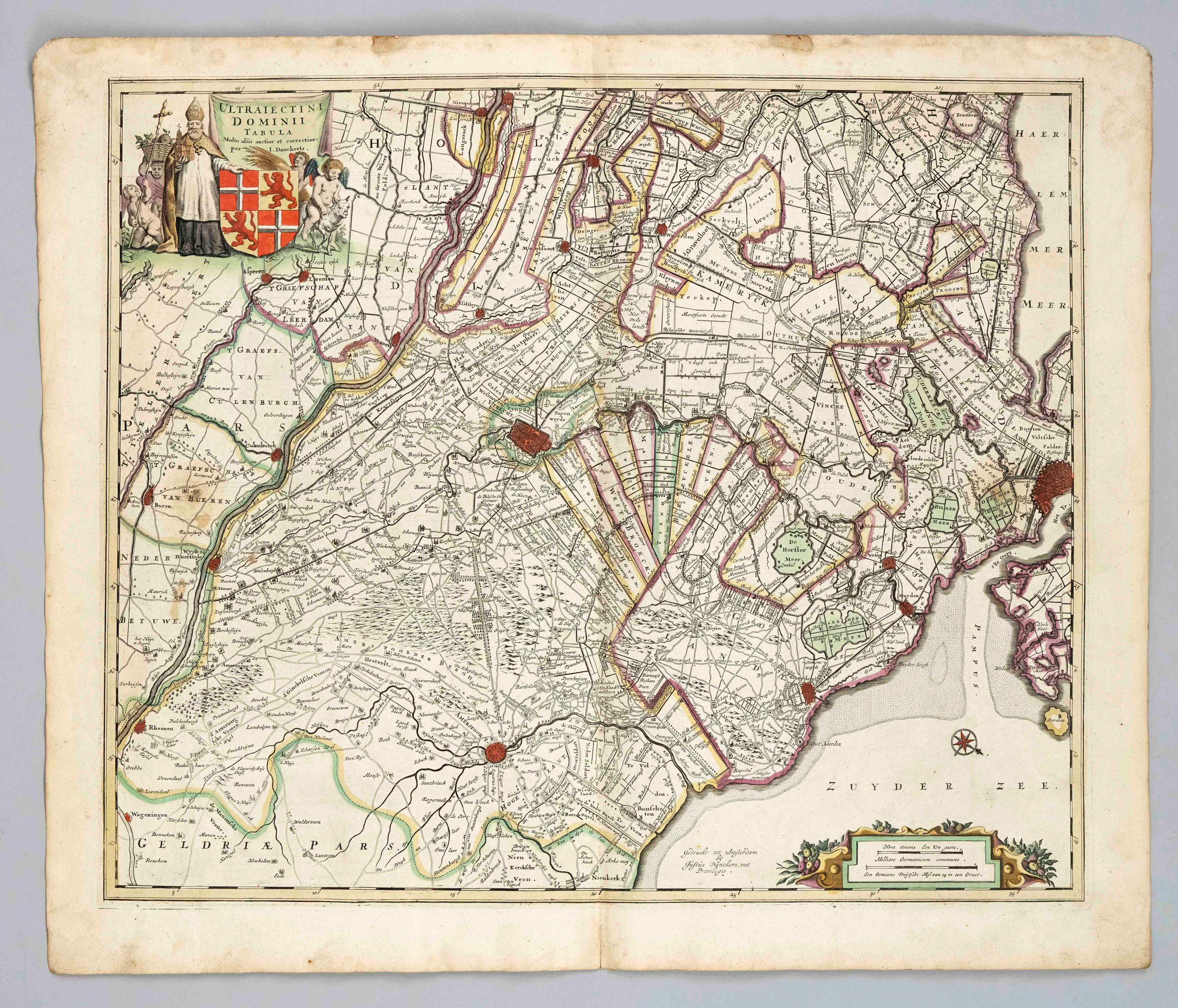 Historische Karte von Utrecht --