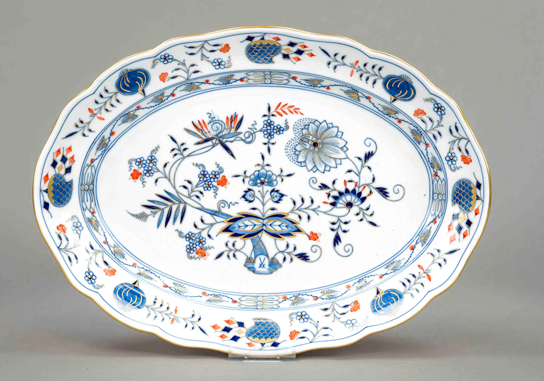 Ovale Platte, Meissen, 20. Jh., 1